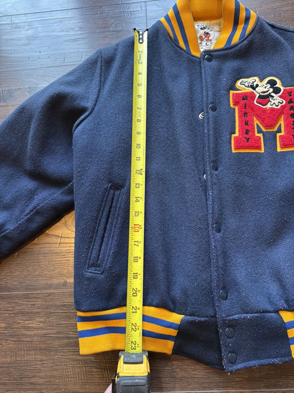 Mickey Mouse Men’s Vintage Mickey Mouse Varsity Size US M / EU 48-50 / 2 - 11 Thumbnail