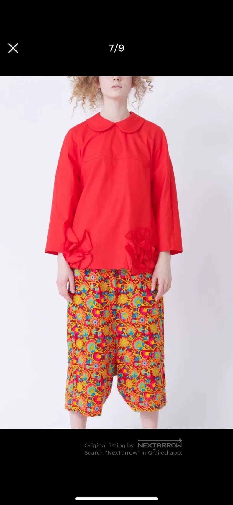 Comme des Garcons Comme Des Garcons Ruched flower blouse Size S / US 4 / IT 40 - 5 Thumbnail