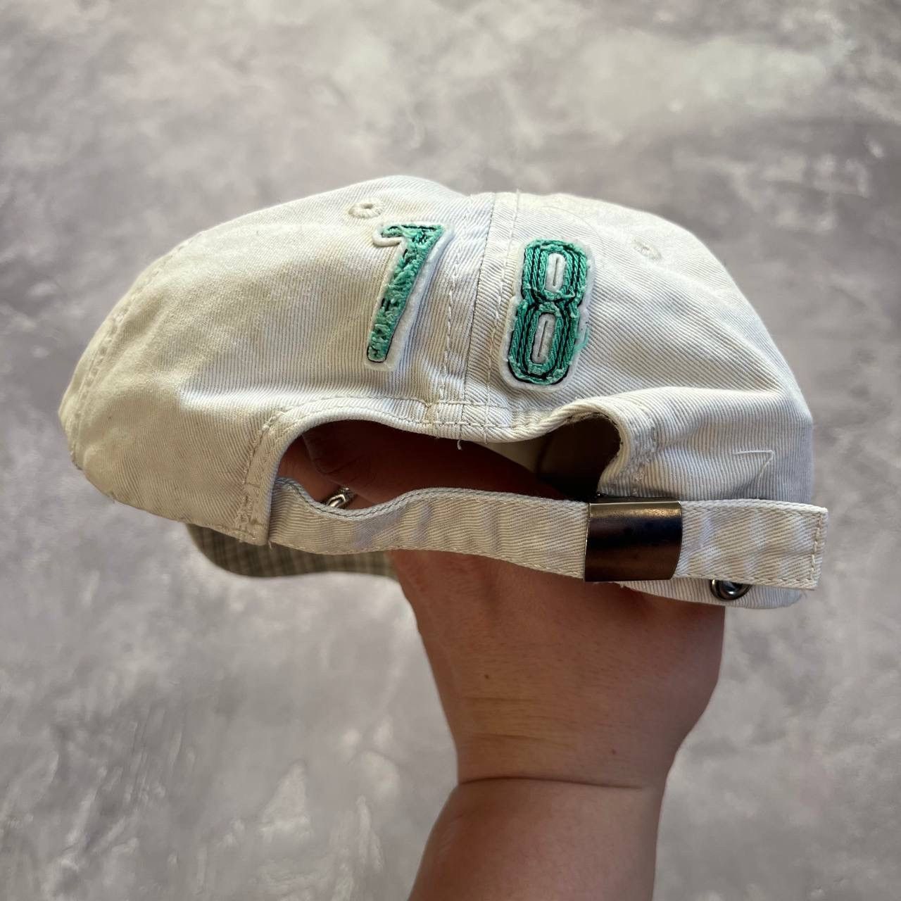 Diesel Diesel Beige Green Adjustable Baseball Cap Men's Casual Size ONE SIZE - 7 Thumbnail