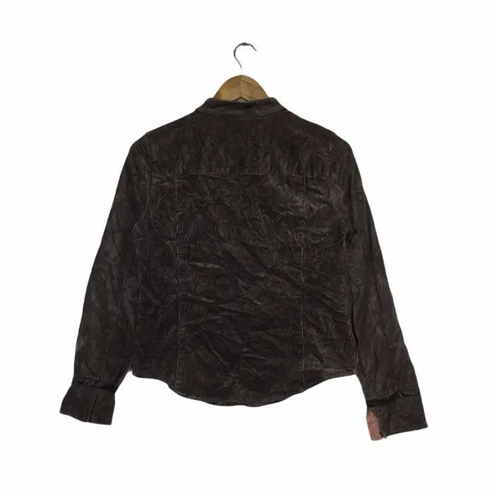 Vintage Vtg 80' THOMAS BURBERRY Velvet Jacket Sweater Parka Coat Size L / US 10 / IT 46 - 2 Thumbnail