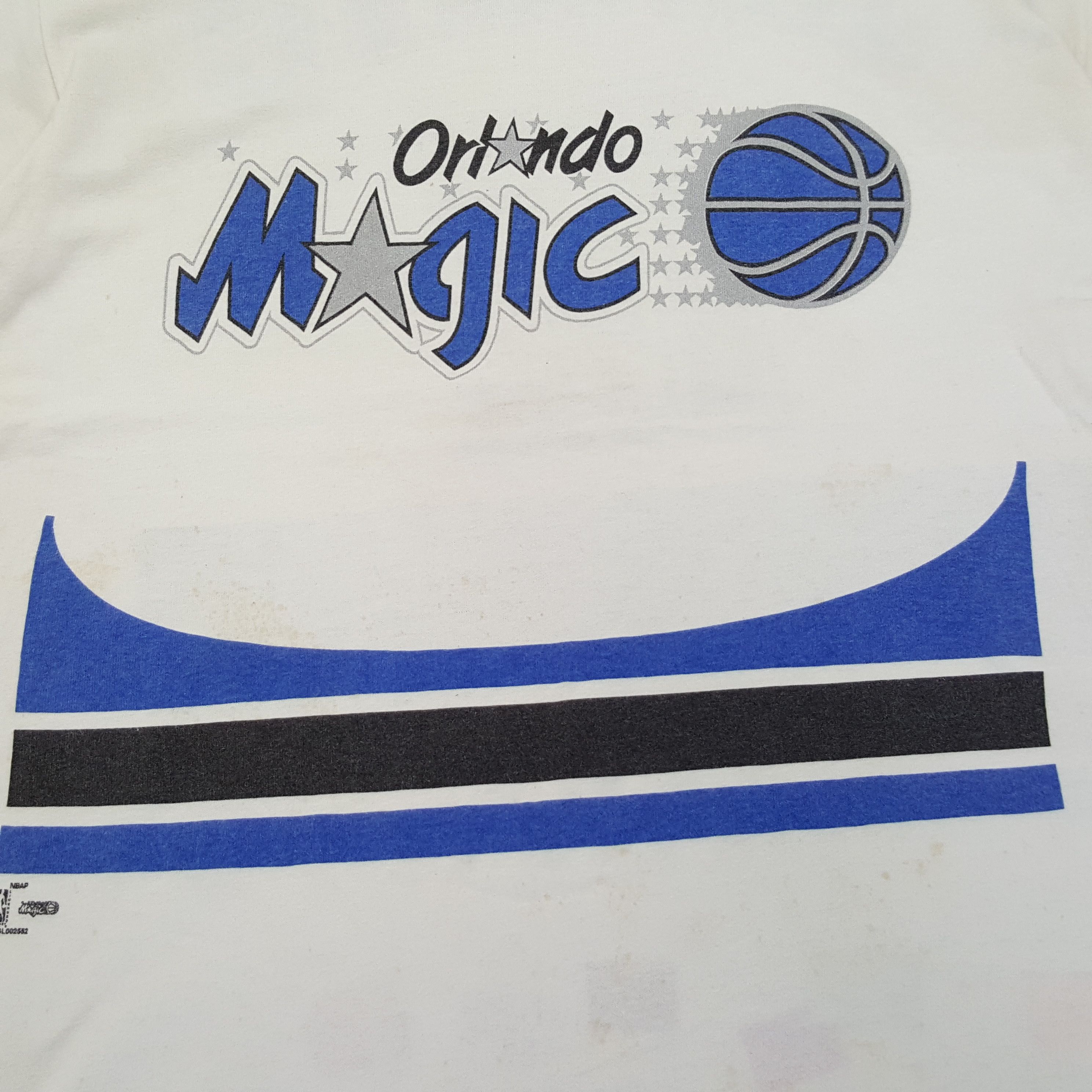 NBA × Salem Sportswear × Vintage Vintage Orlando Magic Basketball NBA Team T-shirt Size US L / EU 52-54 / 3 - 2 Thumbnail