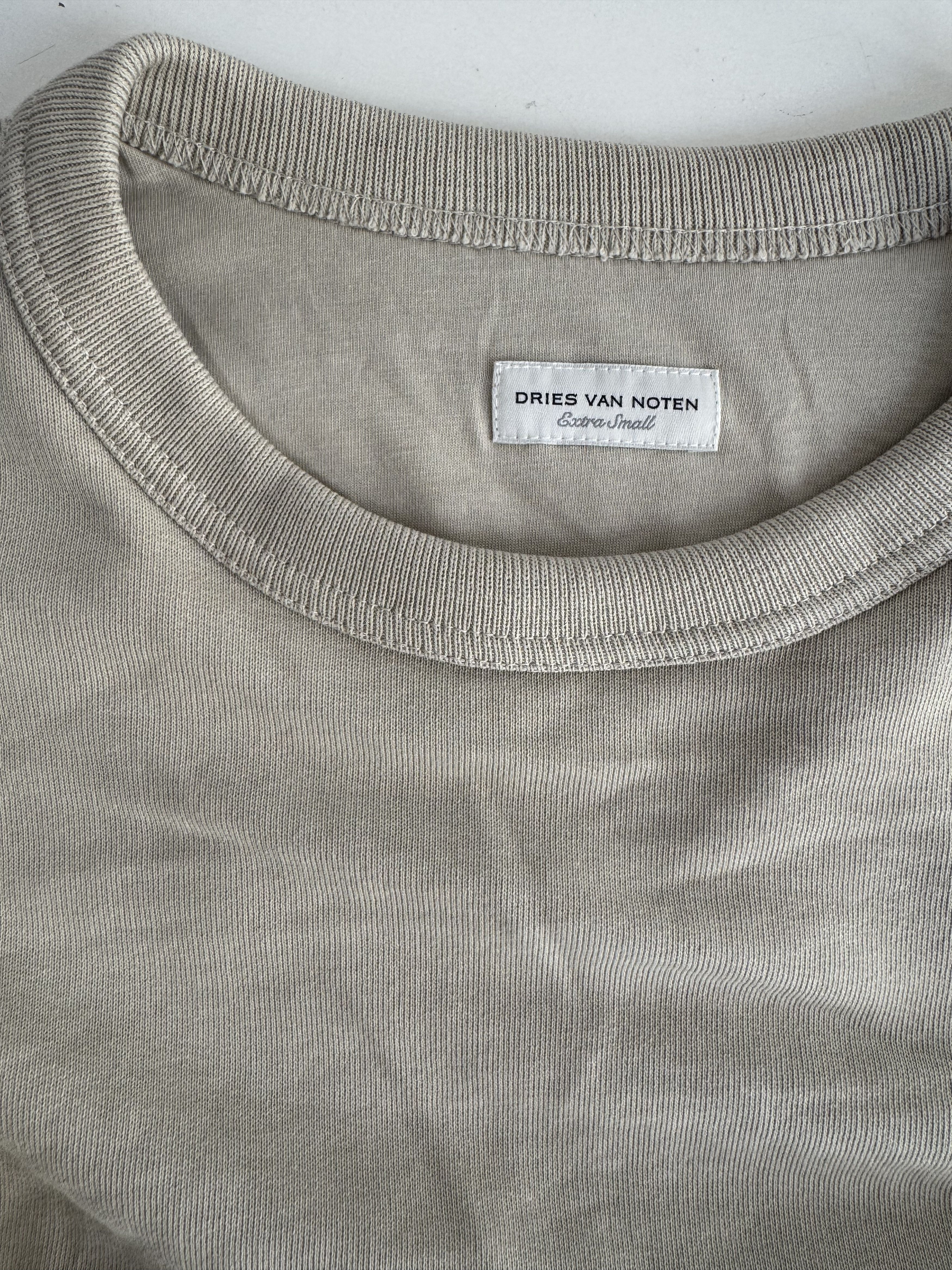 Dries Van Noten Draped Cotton Jersey Sweatshirt Size XS / US 0-2 / IT 36-38 - 3 Thumbnail