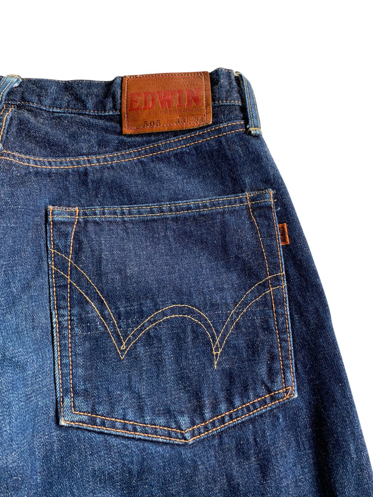 Japanese Brand VINTAGE EDWIN 505 SELVEDGE BAGGY JAPANESE DENIM Size US 32 / EU 48 - 14 Thumbnail