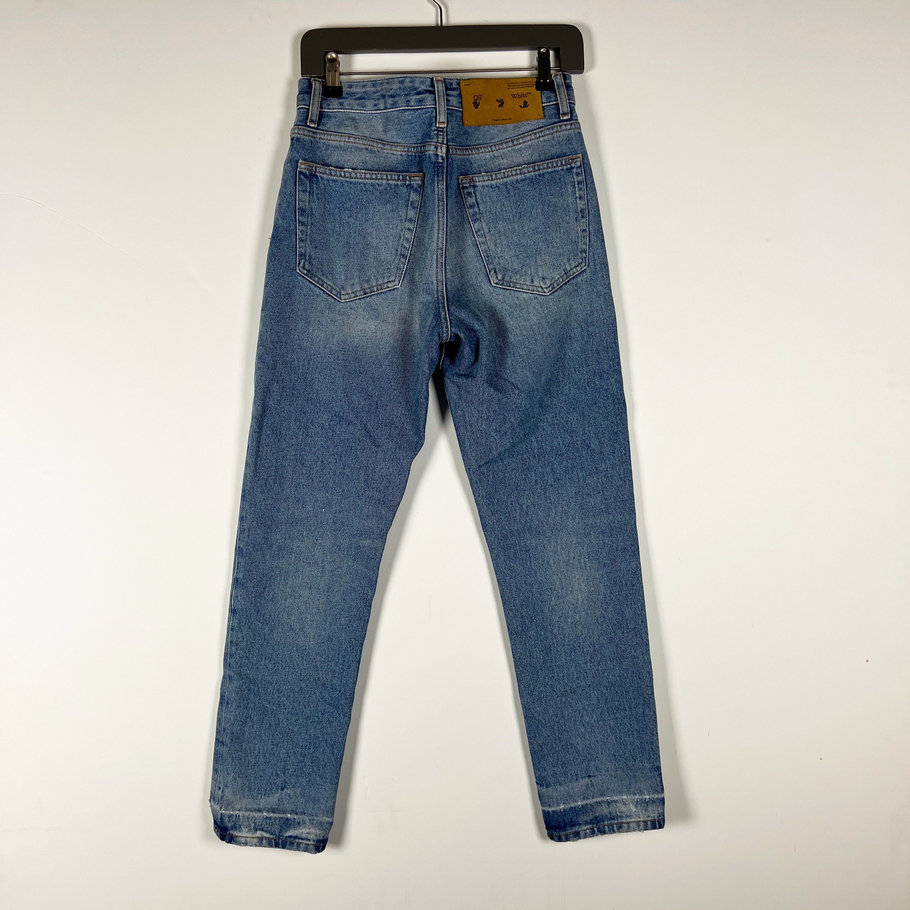 Off-White Off White Women's Cotton Mid Rise Straight Size 25" / US 0 / IT 36 - 4 Thumbnail