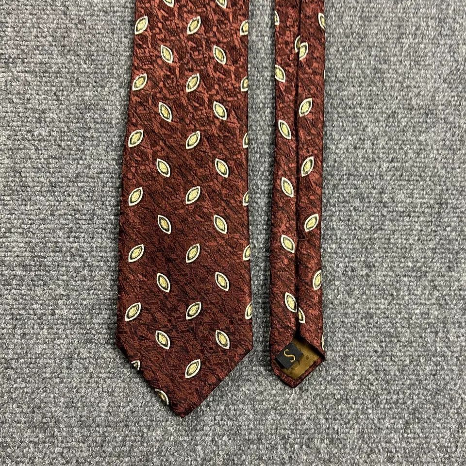 Robert Talbott × Vintage Robert Talbott Neck Tie Mens 4" x 58" Paisley Silk Adults Size ONE SIZE - 3 Thumbnail