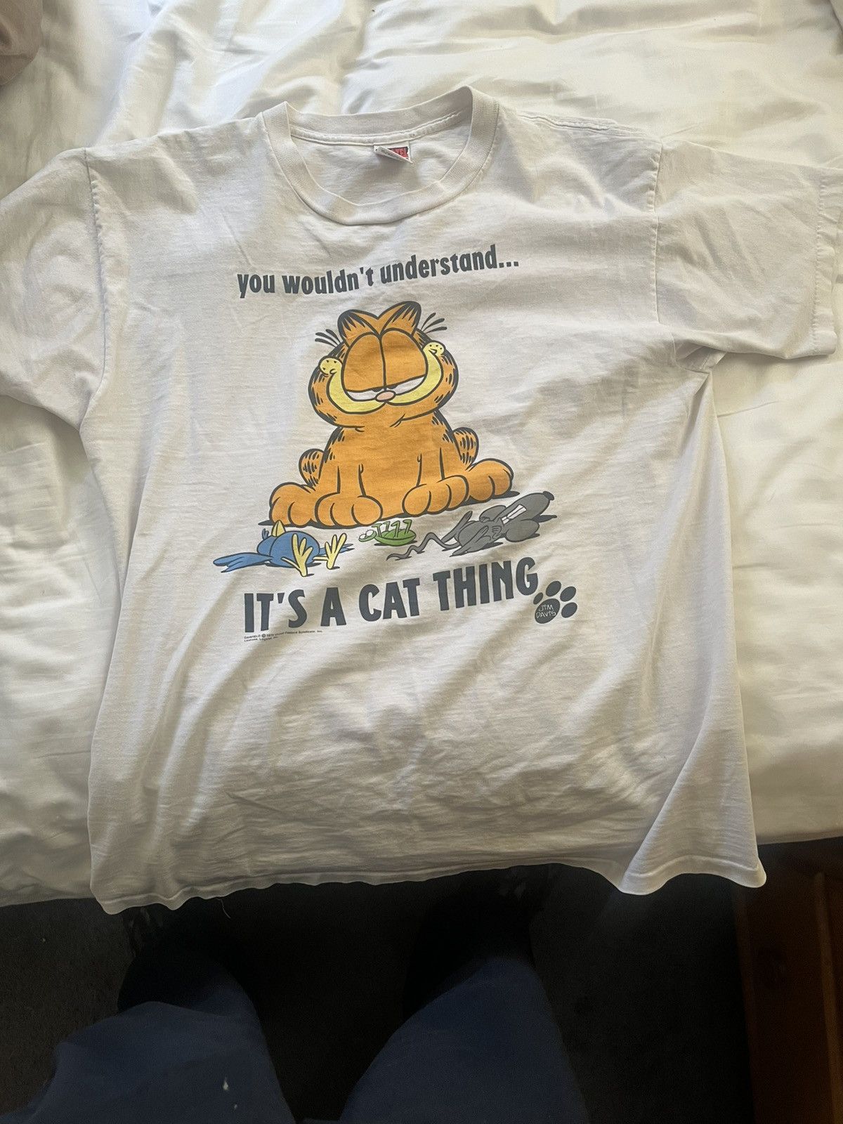 Other 1978 Single Stitch Garfield T-Shirt Size US XL / EU 56 / 4 - 1 Thumbnail