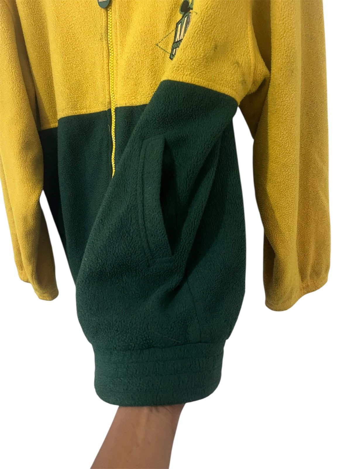 Disney Rare Mickey Mouse Disney Fleece Full Zip Jacket Mesh Lined Size US M / EU 48-50 / 2 - 4 Thumbnail