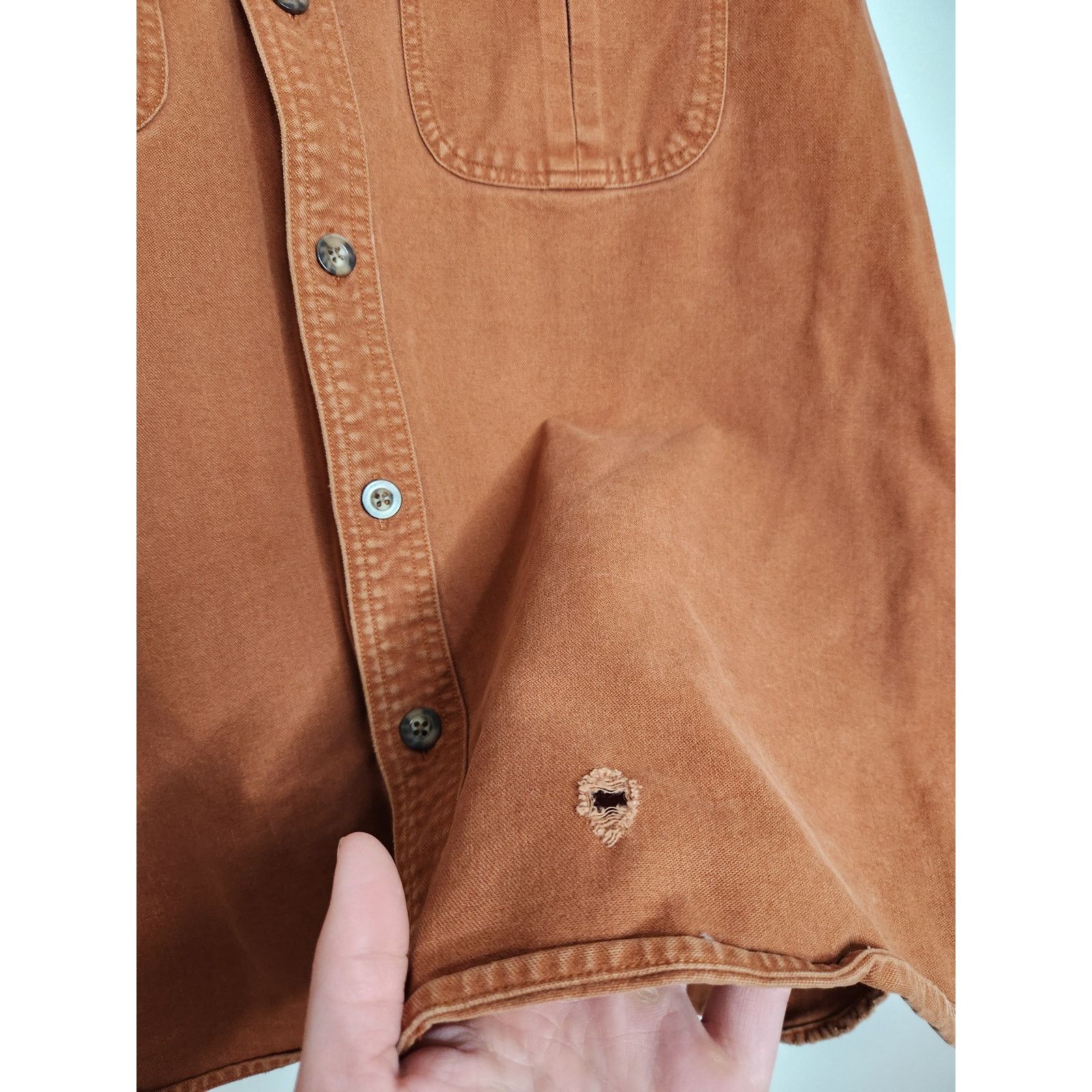 Cabelas Vintage Cabelas Deerskin Chamois Heavy Thick Flannel Shirt Size US XL / EU 56 / 4 - 3 Thumbnail