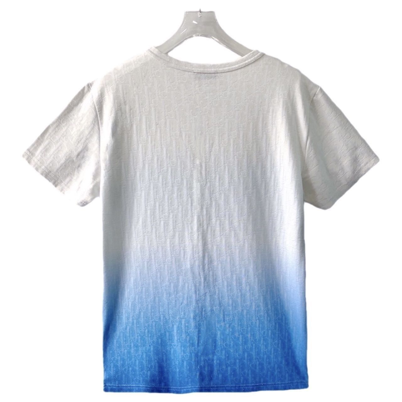 Dior Blue and White Gradient Short Sleeve Shirt Size US S / EU 44-46 / 1 - 2 Thumbnail