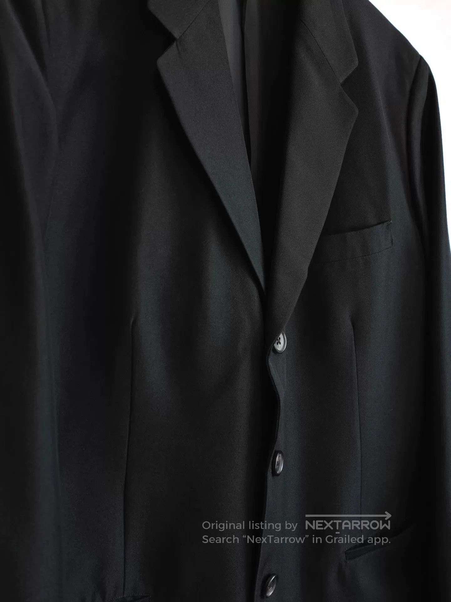 Yohji Yamamoto Yohji Yamamoto 97AW 3B Blended Suit Jacket. Size US M / EU 48-50 / 2 - 4 Thumbnail