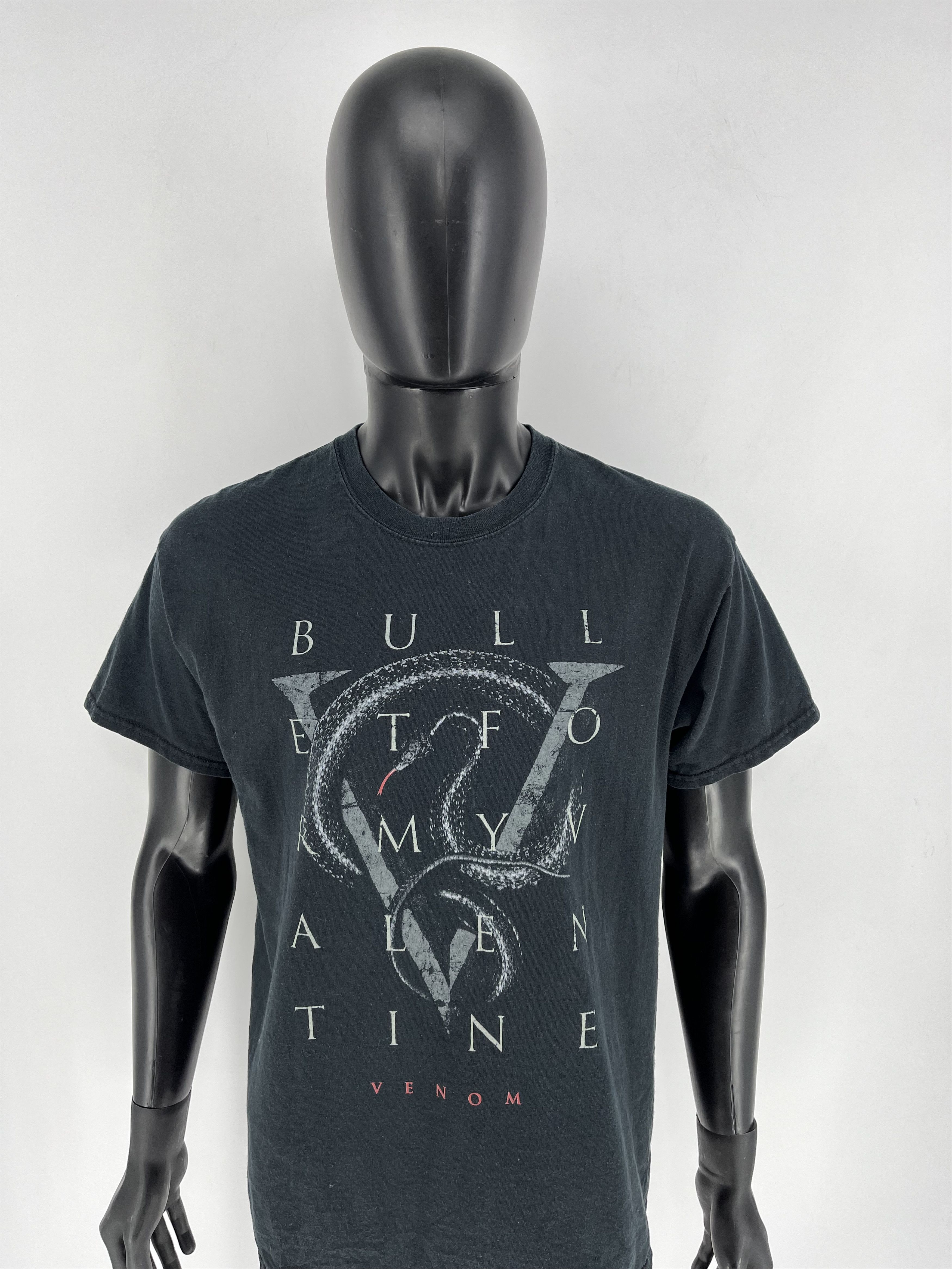 Band Tees × Vintage Vintage Y2K Bullet For My Valentine Tour Tee Band Rock Shirt Size US L / EU 52-54 / 3 - 5 Thumbnail