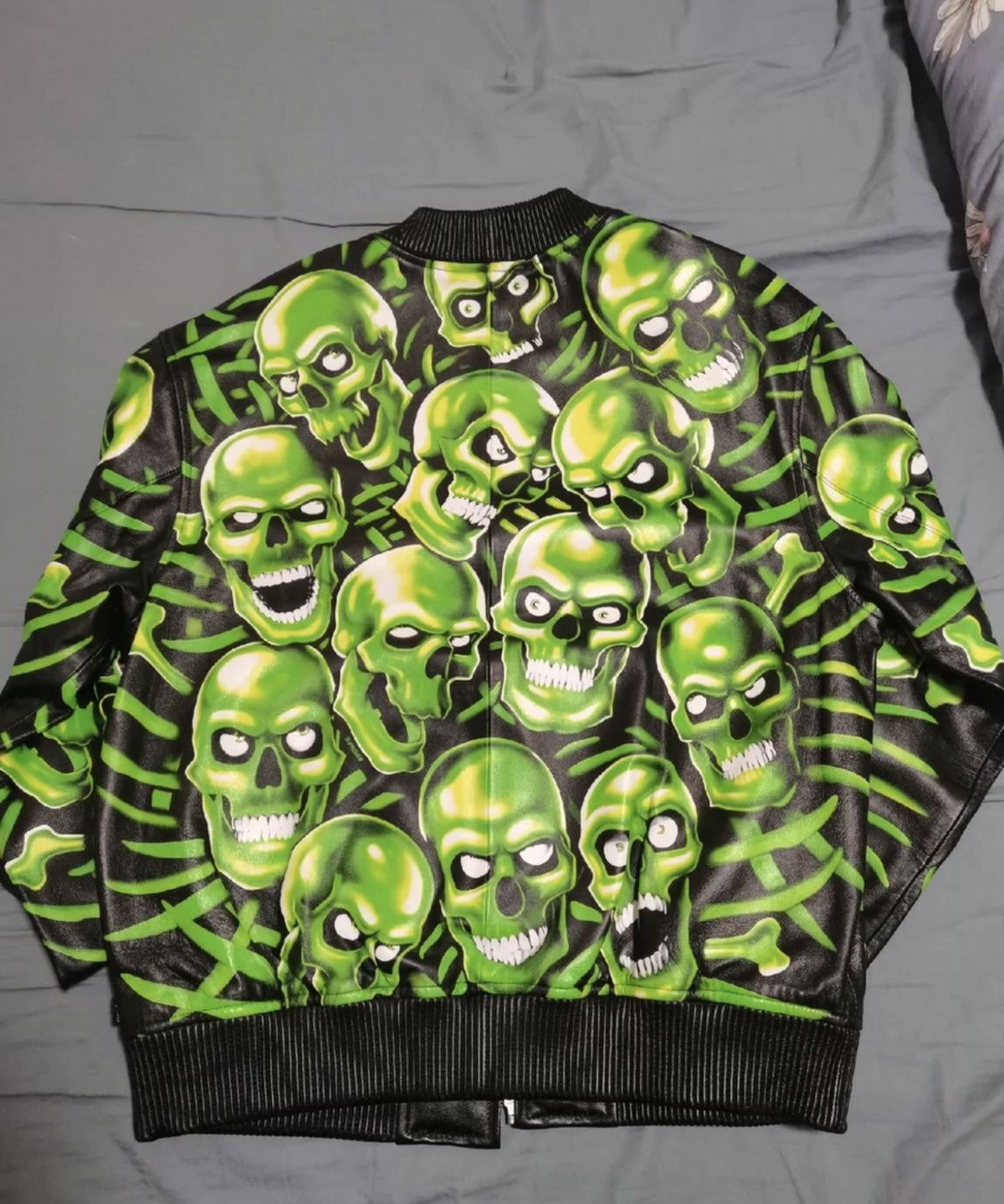 Supreme Supreme skull leather jacket Large size new Size US L / EU 52-54 / 3 - 2 Thumbnail