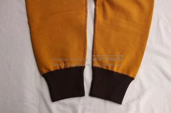 Freewheelers stylish yellow and brown sweatpants. Size US 38 / EU 54 - 6 Thumbnail