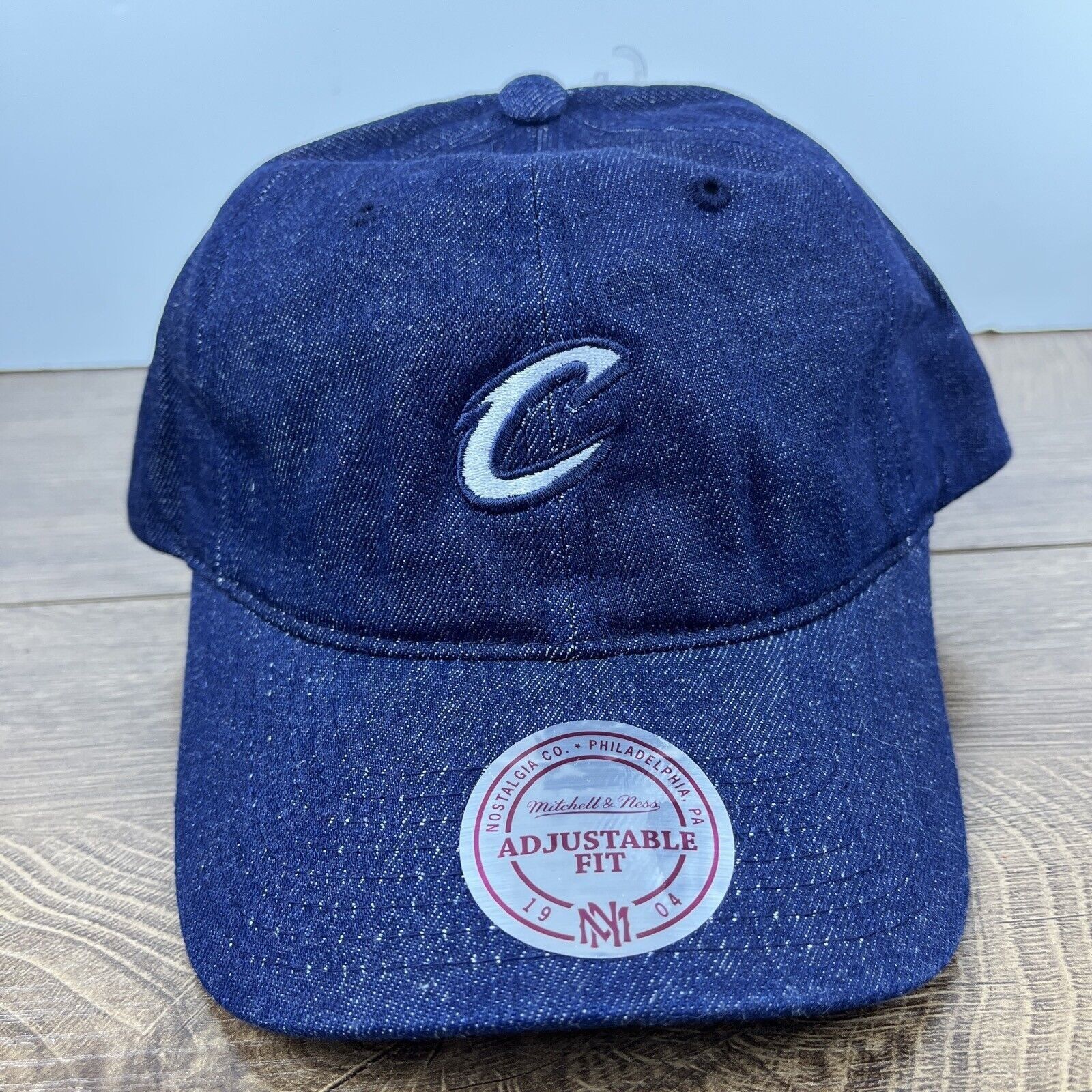 Mitchell & Ness Cleveland Cavaliers NBA Hat Mitchell & Ness Blue Hat Adjusta Size ONE SIZE - 2 Thumbnail