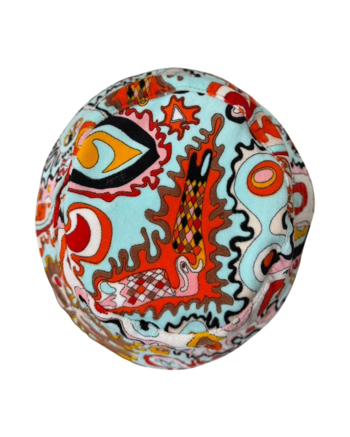 Emilio Pucci EMILIO PUCCI S/S 2005 Psychedelic Terry Cloth Bucket Hat Size ONE SIZE - 4 Thumbnail