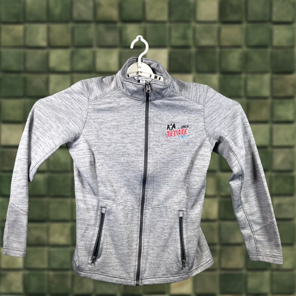 Port Authority Port Authority Basic Jacket Women's M Gray Cerveza Tecate Light Embroidered Size M / US 6-8 / IT 42-44 - 1 Thumbnail