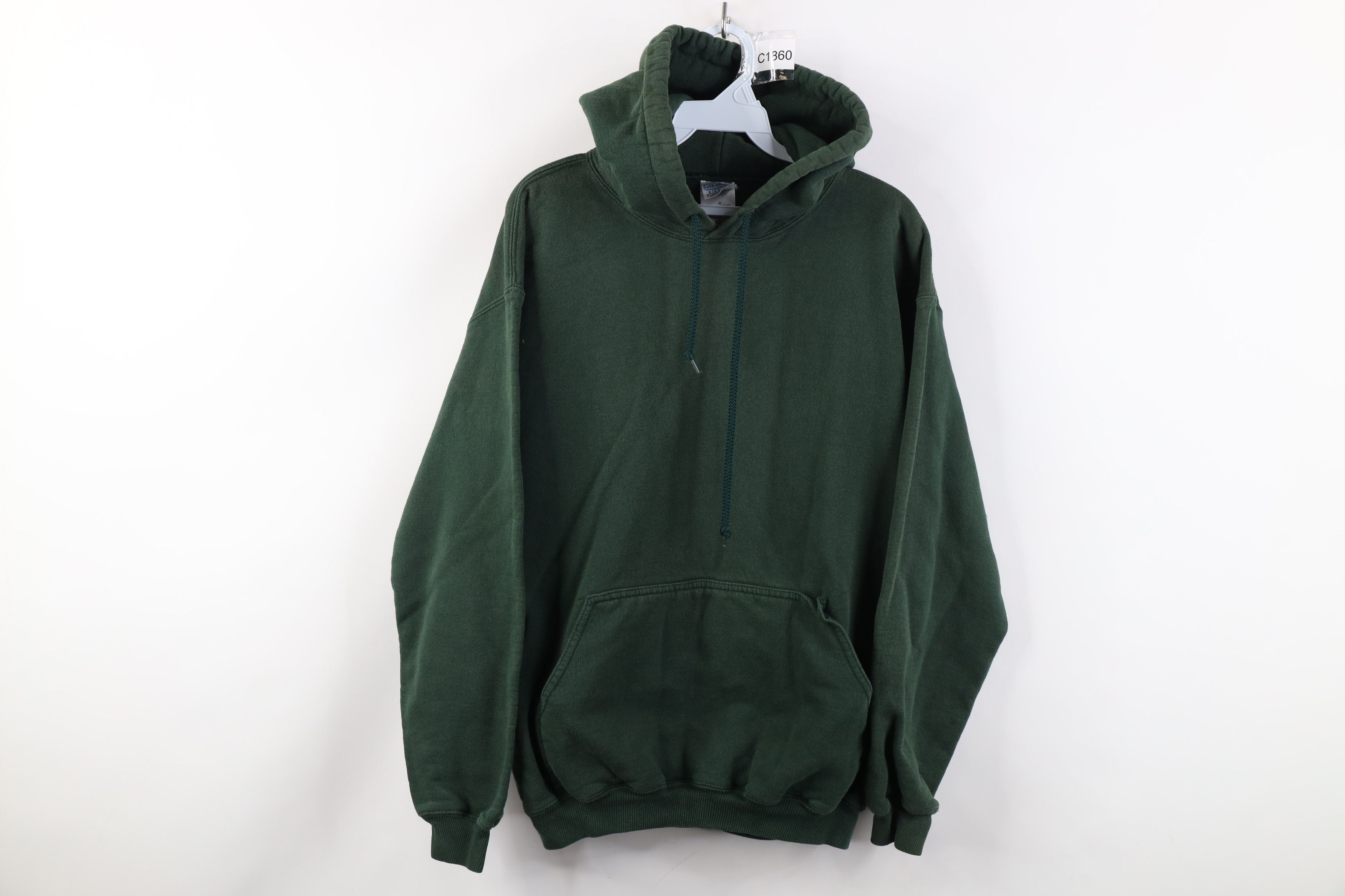 Vintage Vintage Y2K Streetwear Blank Heavyweight Hoodie Sweatshirt Size US M / EU 48-50 / 2 - 1 Thumbnail