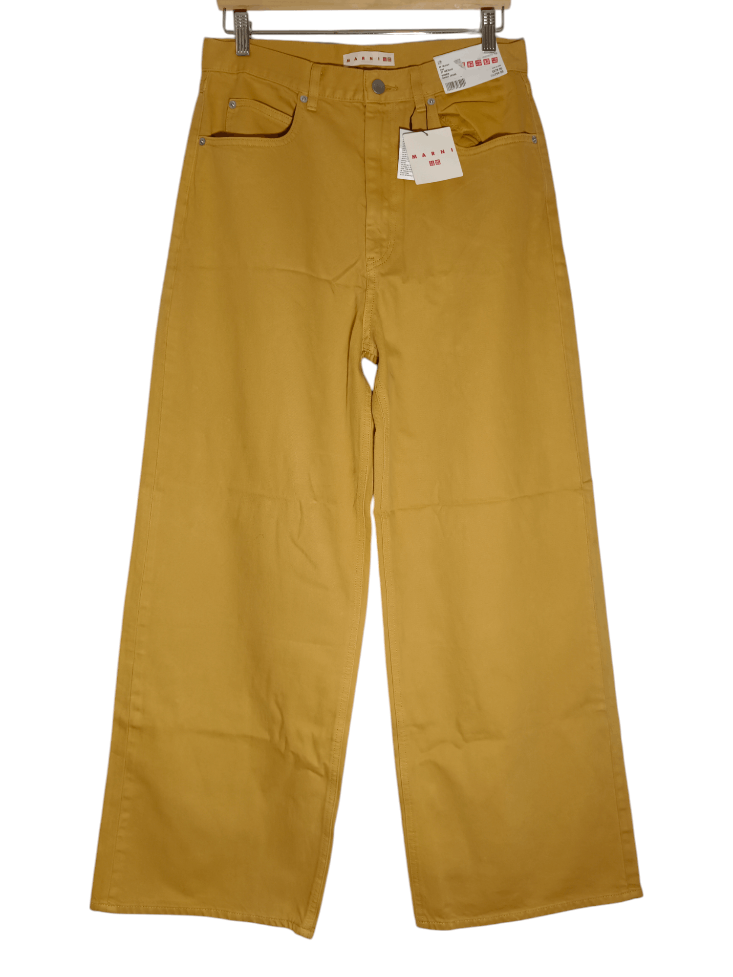 Japanese Brand × Marni Marni Uniqlo high-rise wide leg/baggy jeans Size US 28 / EU 44 - 1 Thumbnail