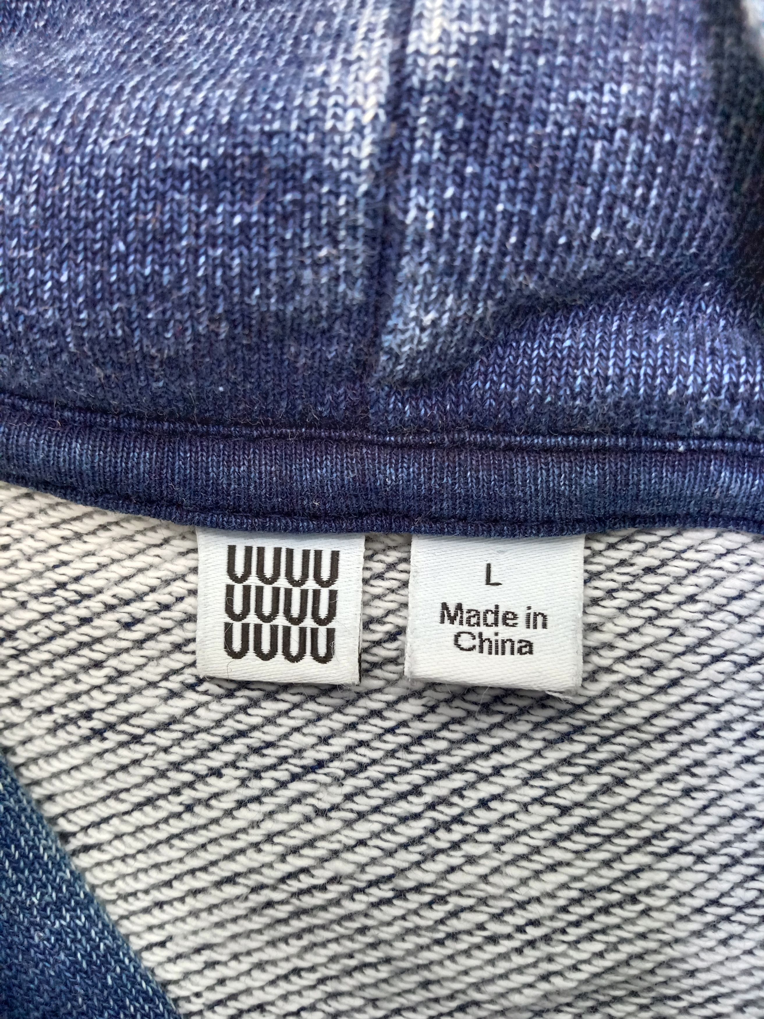 Lemaire × Uniqlo Uniqlo U Lemaire Pullover Denim Blue Hoodie Sweatshirt Size US L / EU 52-54 / 3 - 8 Thumbnail