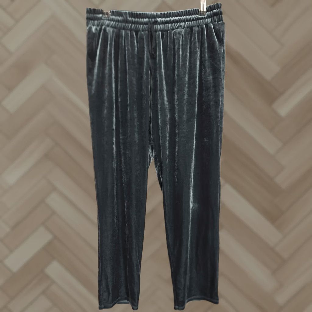 American Eagle Outfitters American Eagle Mens Green Velor Sweatpants Size Medium Size 32" / US 10 / IT 46 - 1 Thumbnail