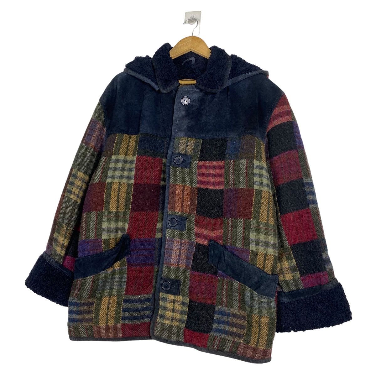 Vintage Opti Vintage button down fleece jacket Size US M / EU 48-50 / 2 - 2 Thumbnail