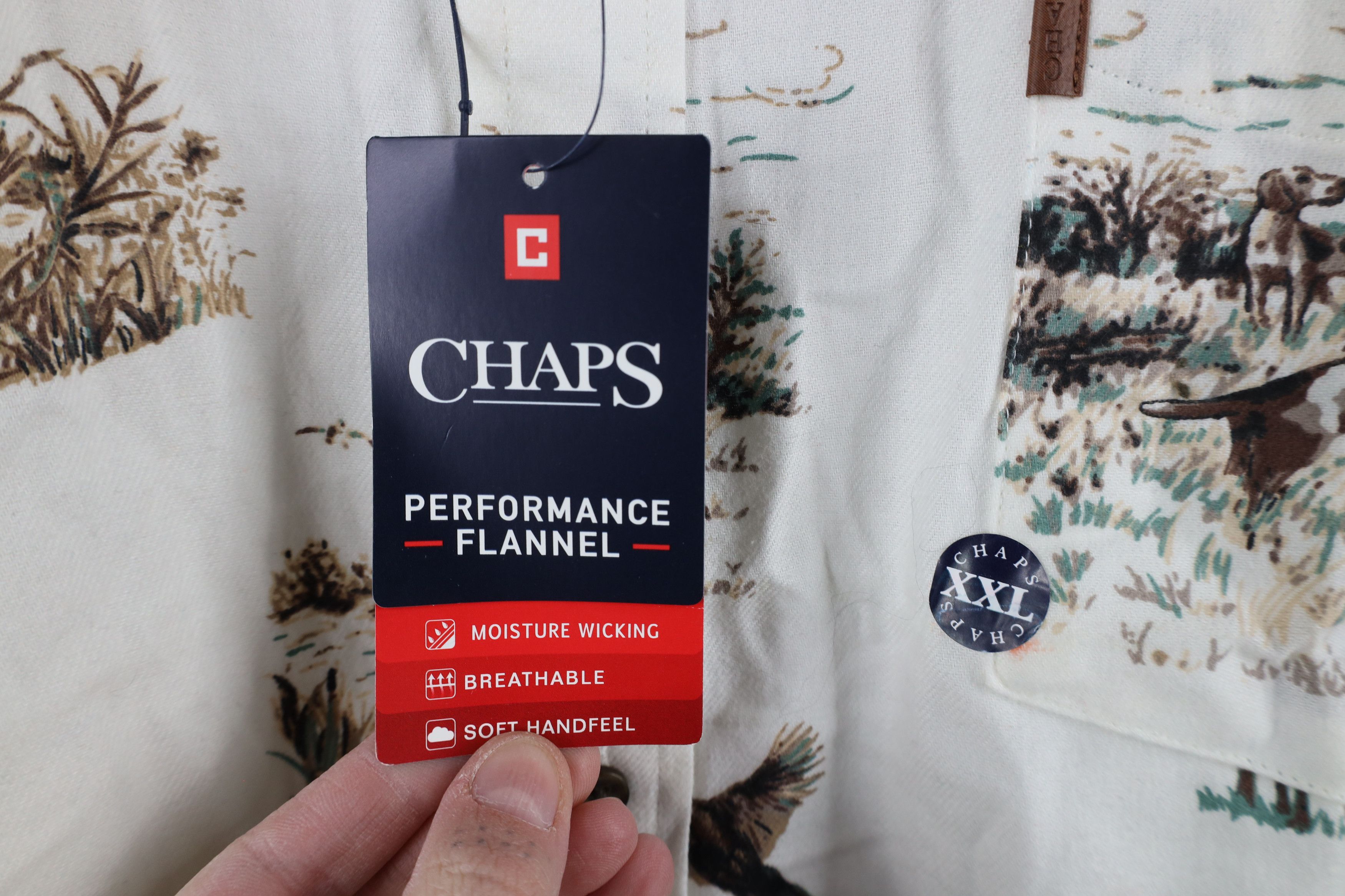 Chaps × Vintage Deadstock Vintage Chaps All Over Print Flannel Button Shirt Size US XXL / EU 58 / 5 - 4 Thumbnail