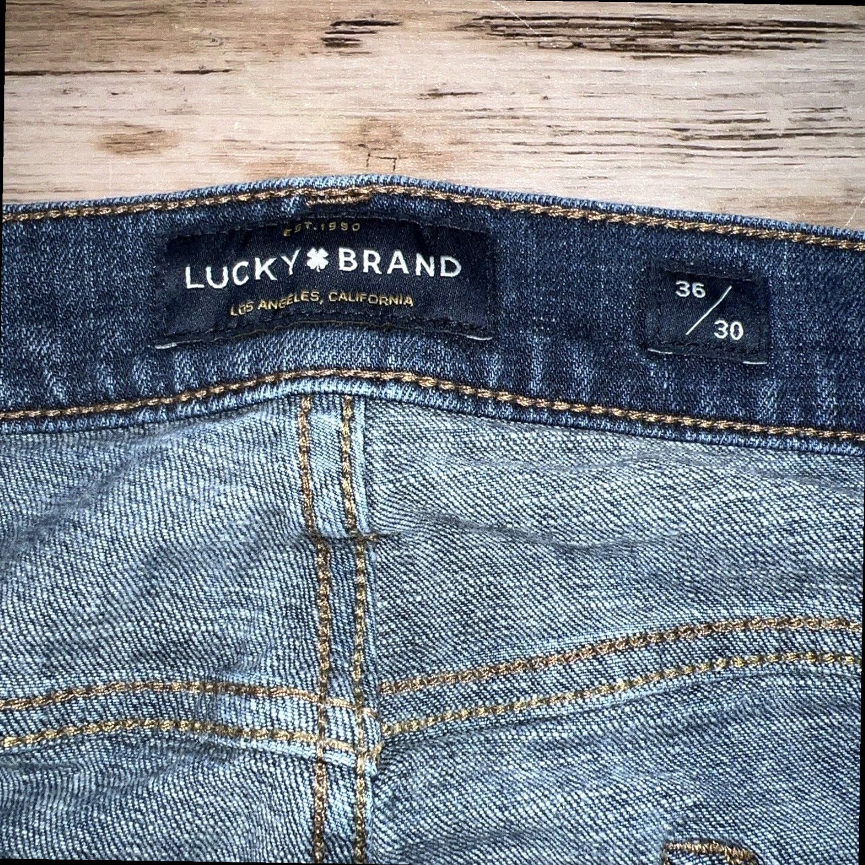 Lucky Brand Lucky Brand Blue Straight Jeans Mens Size 36x30 Size US 36 / EU 52 - 5 Thumbnail