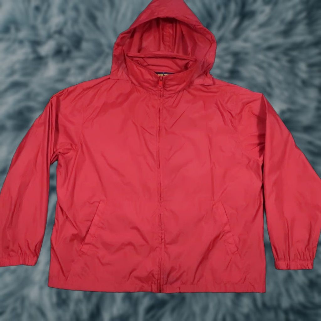Eddie Bauer Eddie Bauer Ebtek Windbreaker Jacket XL Hooded Lightweight Red Mens Activewear Jacket Size US XL / EU 56 / 4 - 1 Thumbnail