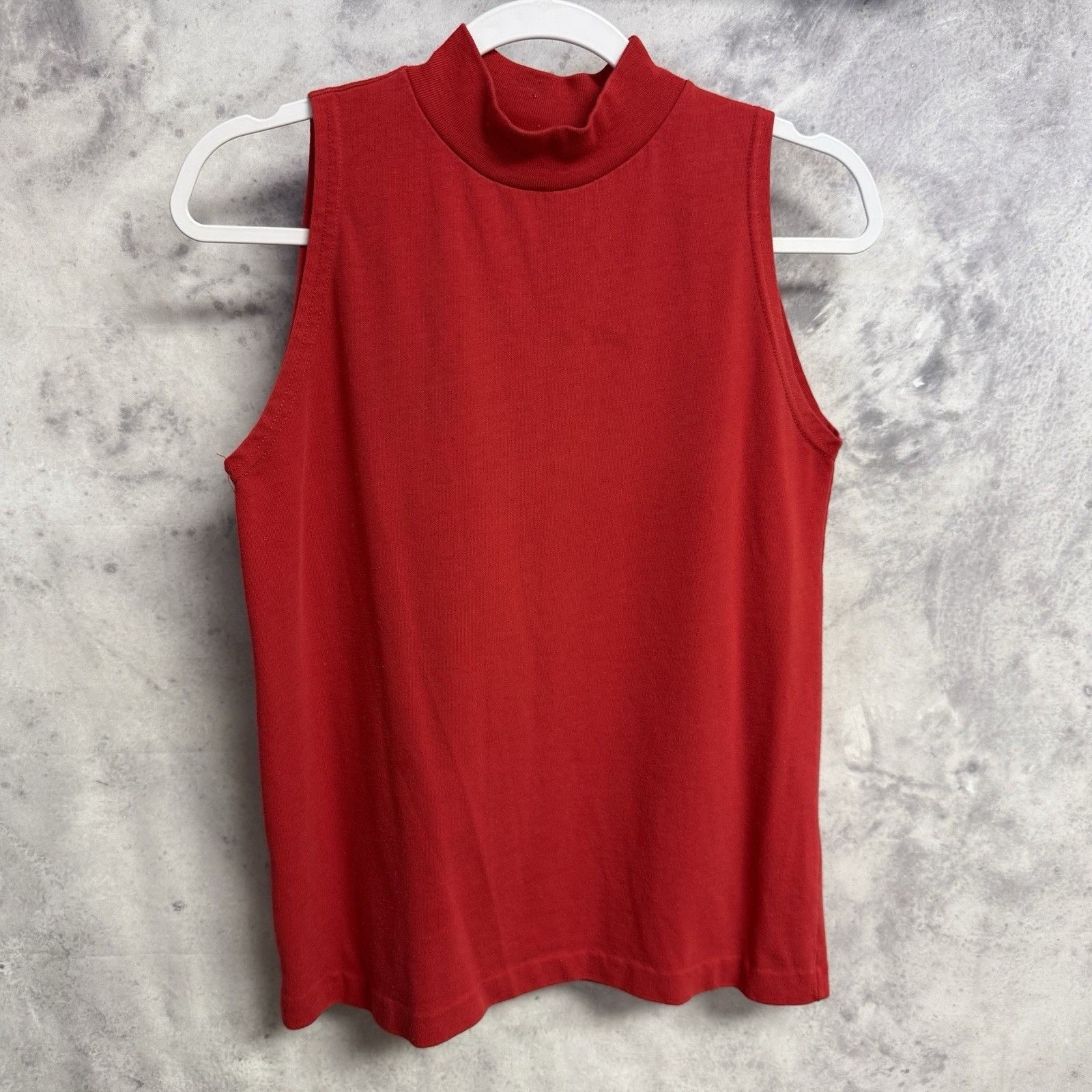Vintage Vintage Monarch Knit Tank Top T Shirt Mens Small Red Sleevel Size US S / EU 44-46 / 1 - 1 Thumbnail