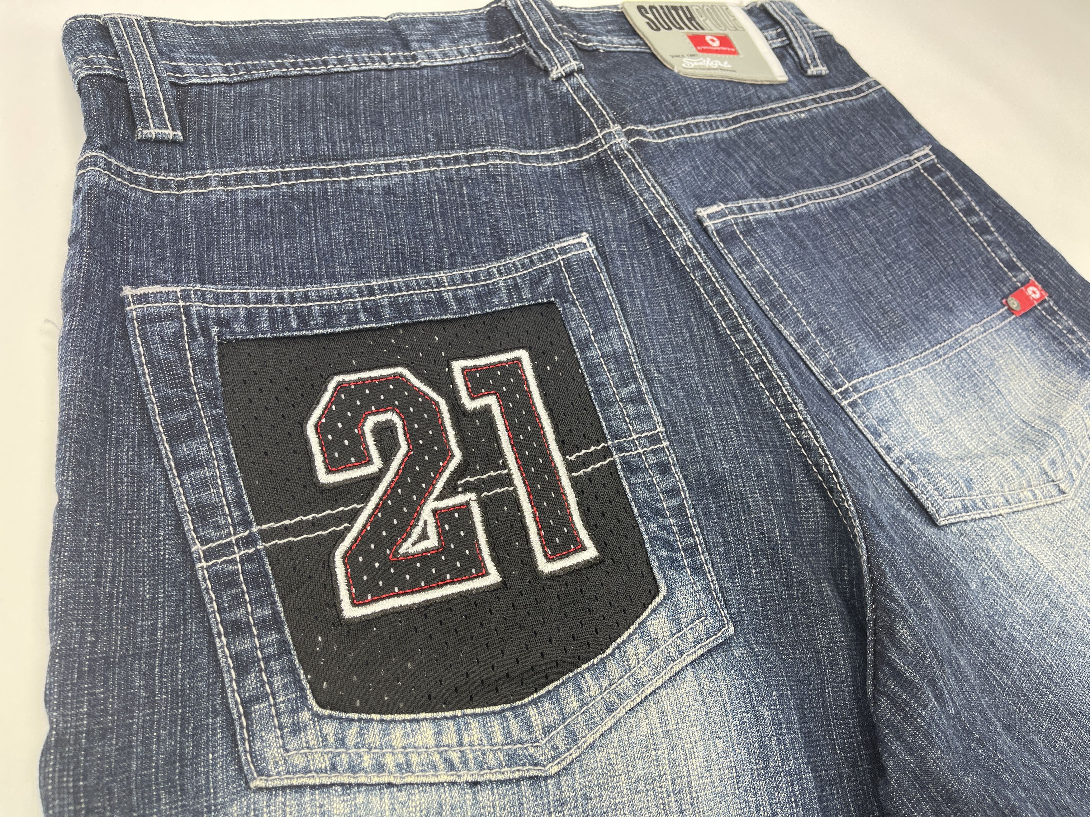 Southpole Southpole jeans shorts, vintage hip hop baggy South Pole, 32 Size US 32 / EU 48 - 5 Thumbnail