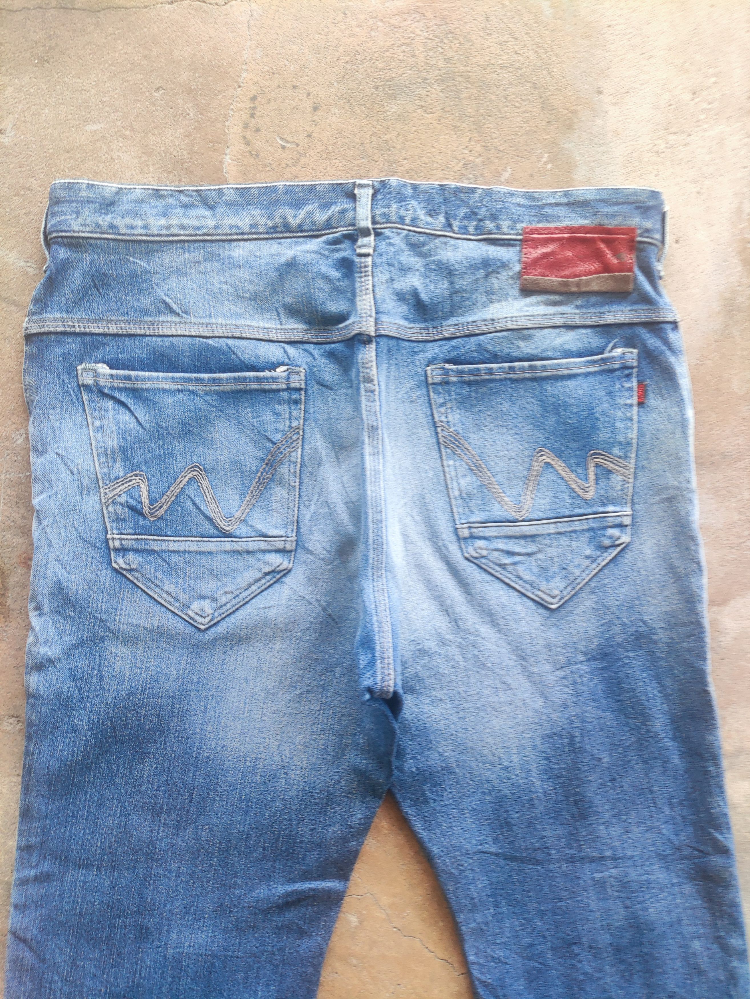 Edwin × Jean × Vintage Vintage Edwin Distressed Denim Faded Pants Jeans W38 Size US 38 / EU 54 - 11 Thumbnail