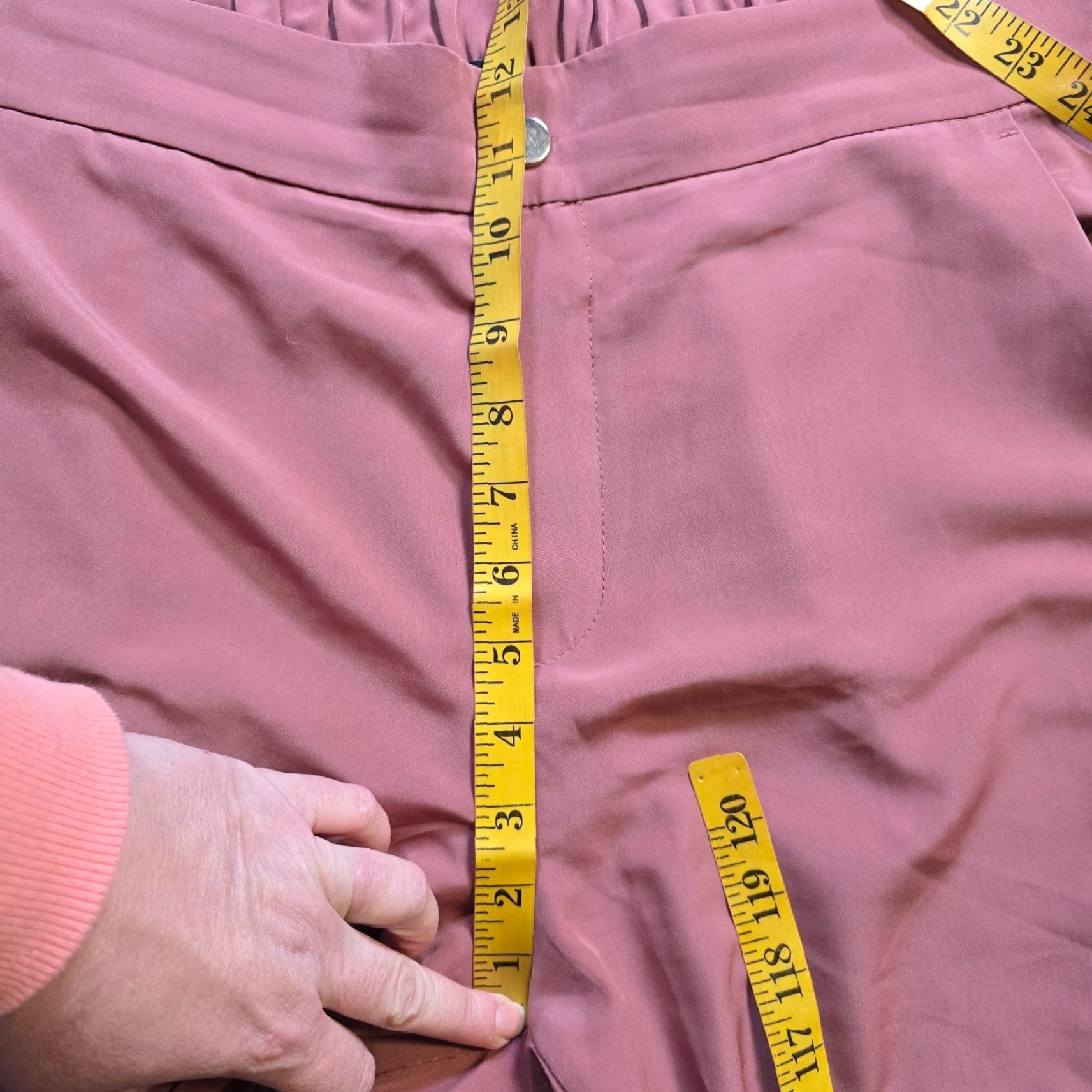 Zara Zara Pants Womens XL Pink Cropped Cargo Joggers Satin Casual Capsule 90s City Basic Matte Finish Size 40" / US 18 - 6 Thumbnail