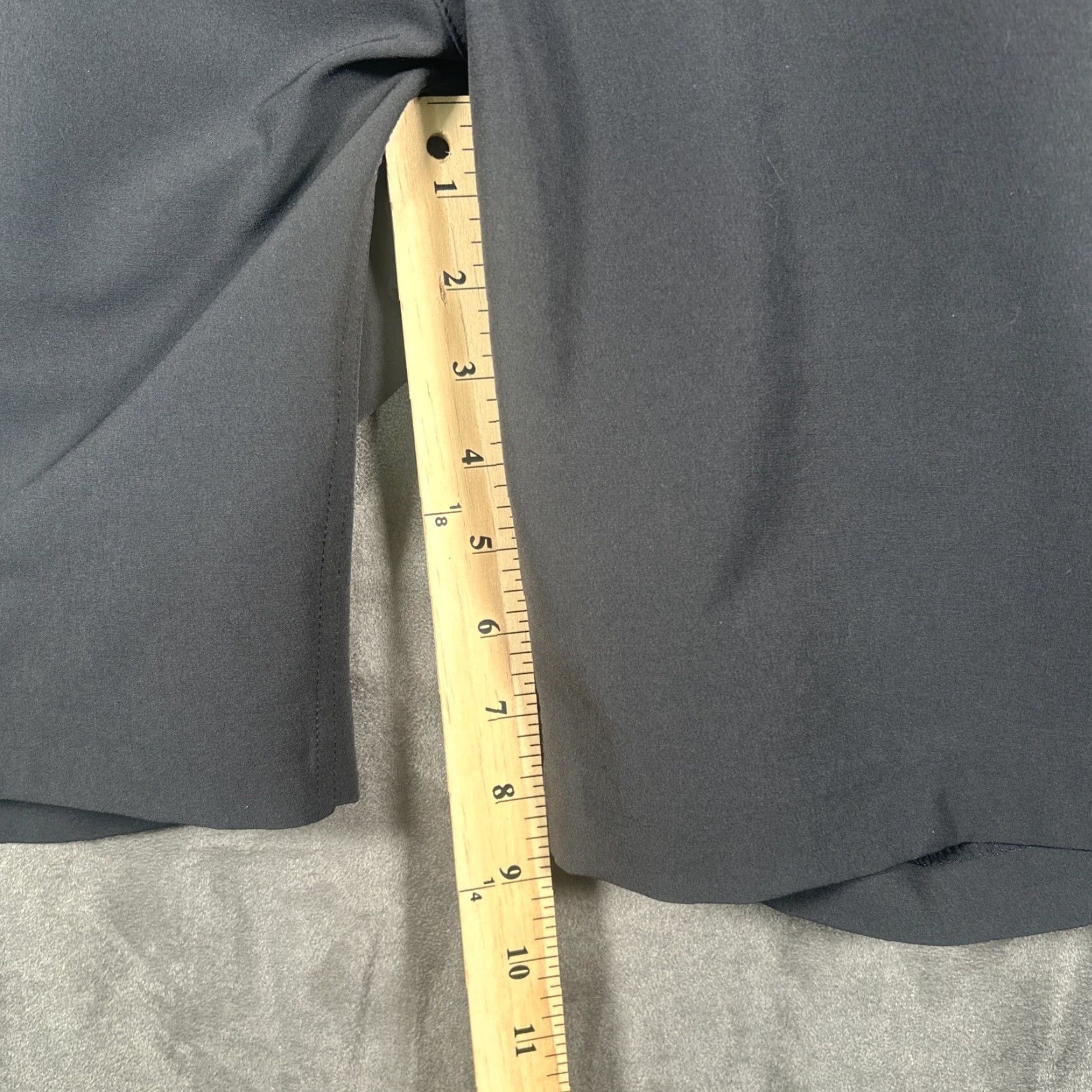 Vintage Proof Mens Shorts 34 Dark Gray Nomad Chino Flat Front Casual Travel Workwear Shorts Size US 34 / EU 50 - 3 Thumbnail