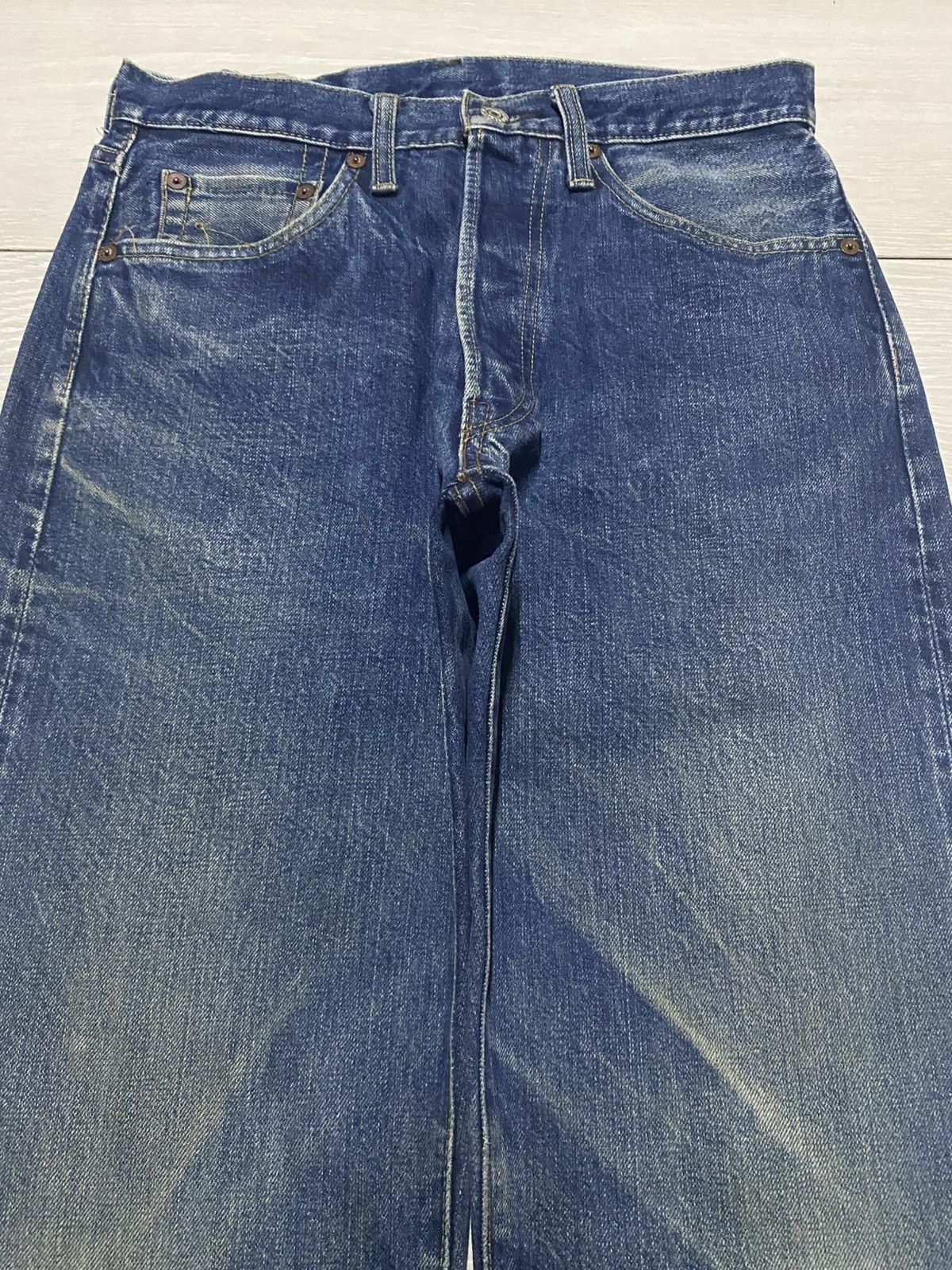 Acne Studios Vintage Canton Blue Wash Selvedge Denim Loose Jeans Size US 28 / EU 44 - 3 Thumbnail