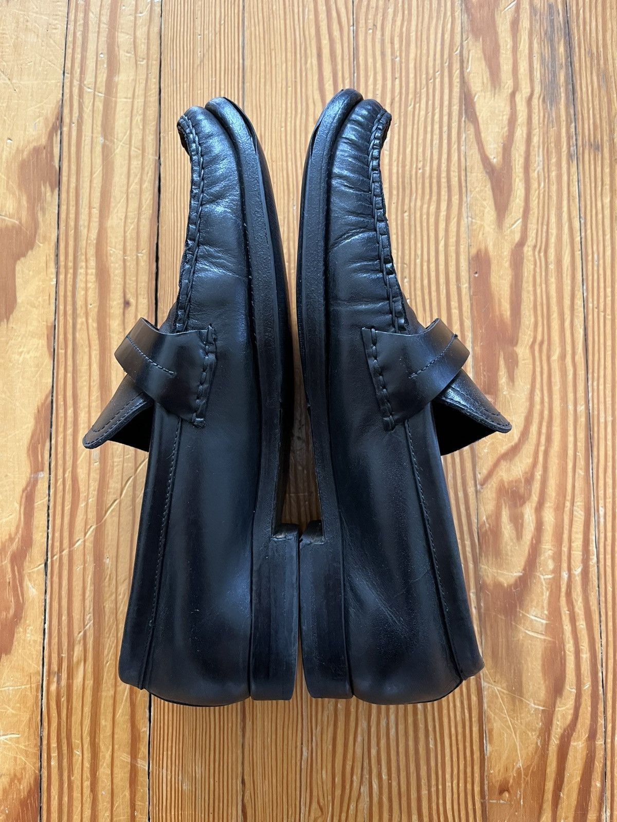 Dior Dior Homme Hedi Slimane Bondage Strap Loafer Leather Black Size US 8 / EU 41 - 4 Thumbnail