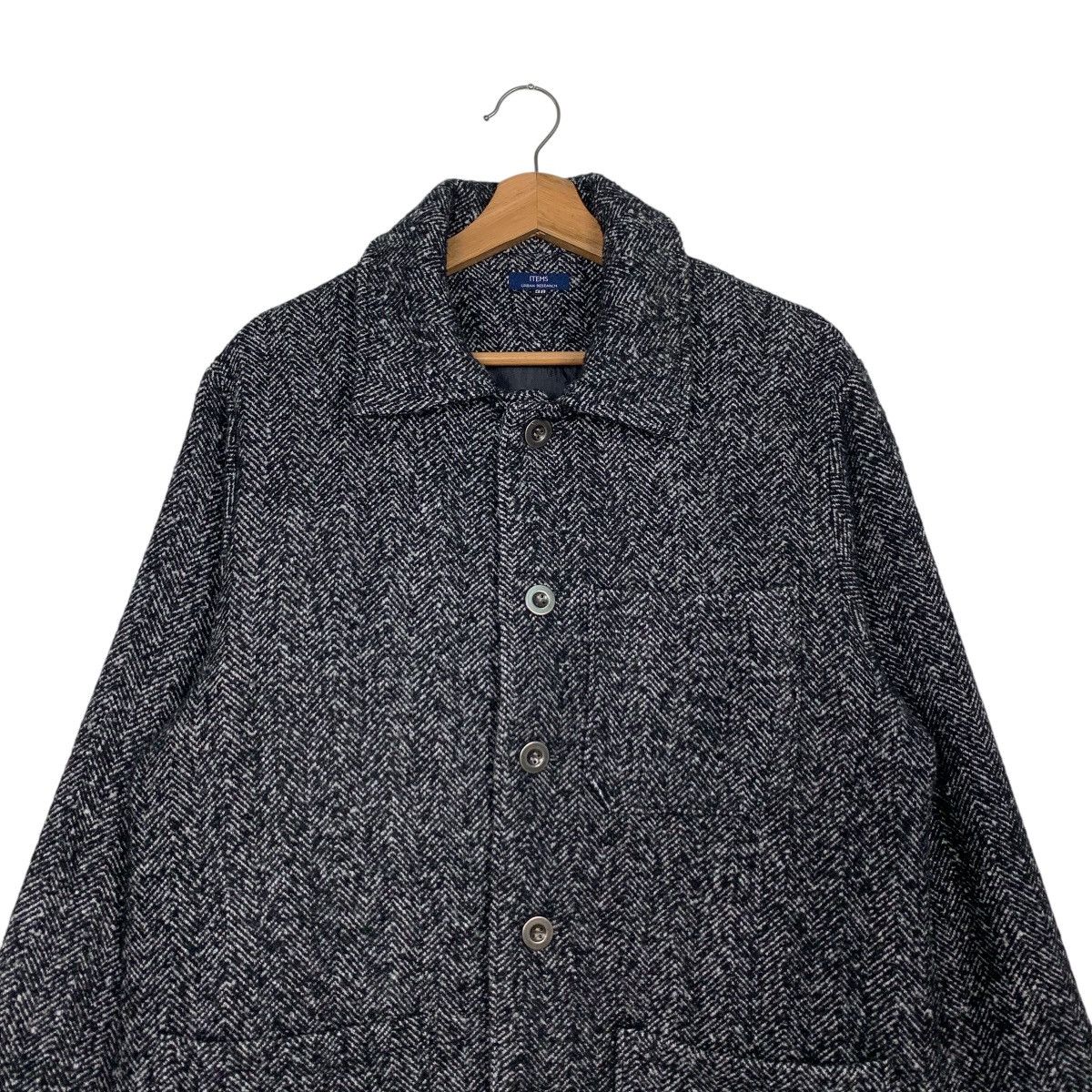 URBAN RESEARCH DOORS URBAN RESEARCH ITEMS Herringbone Jacket #2688-C120 Size US M / EU 48-50 / 2 - 2 Thumbnail
