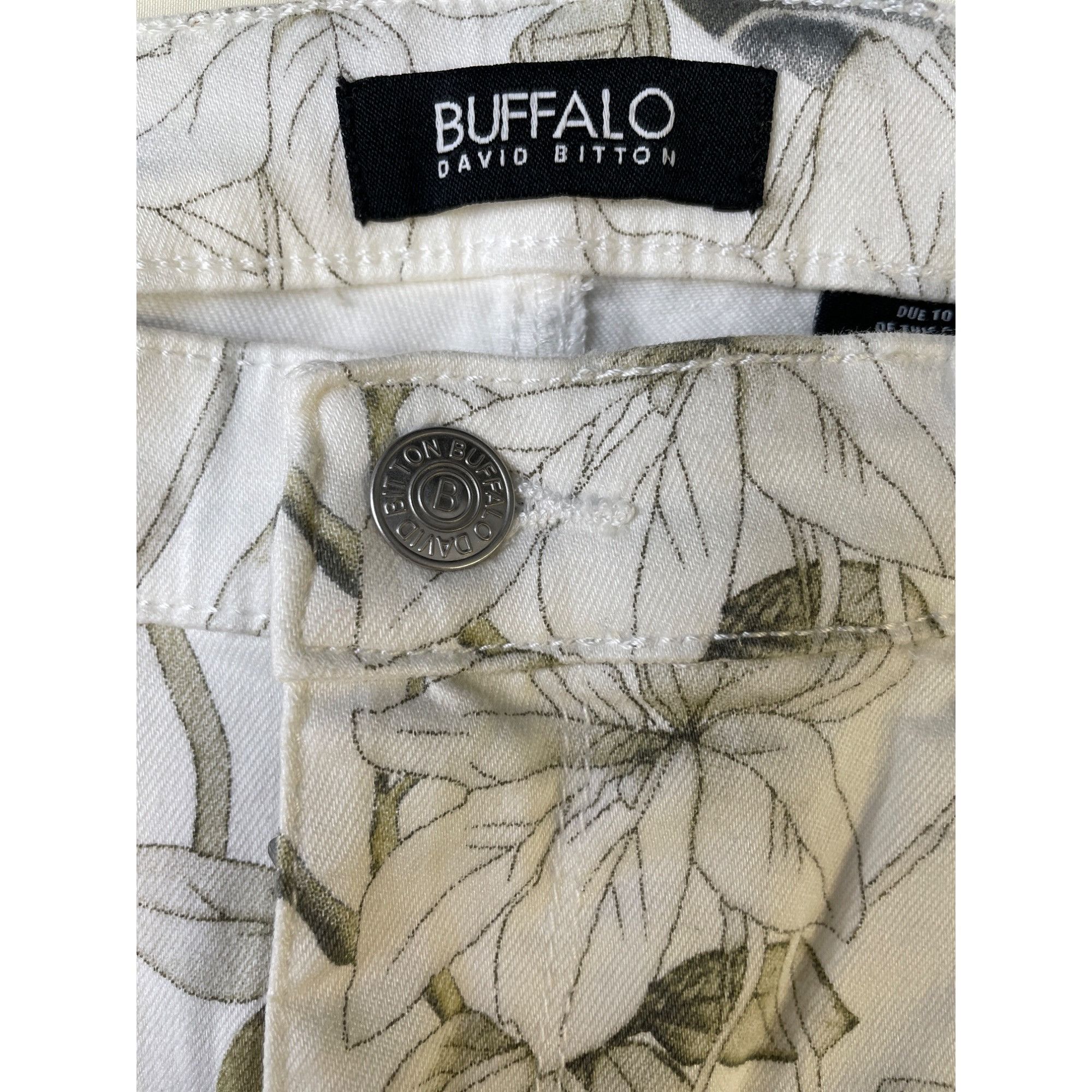 Buffalo David Bitton Buffalo David Bitton Women's Beige Pants/ Jeans Ankle High r Size 32" / US 10 / IT 46 - 3 Thumbnail