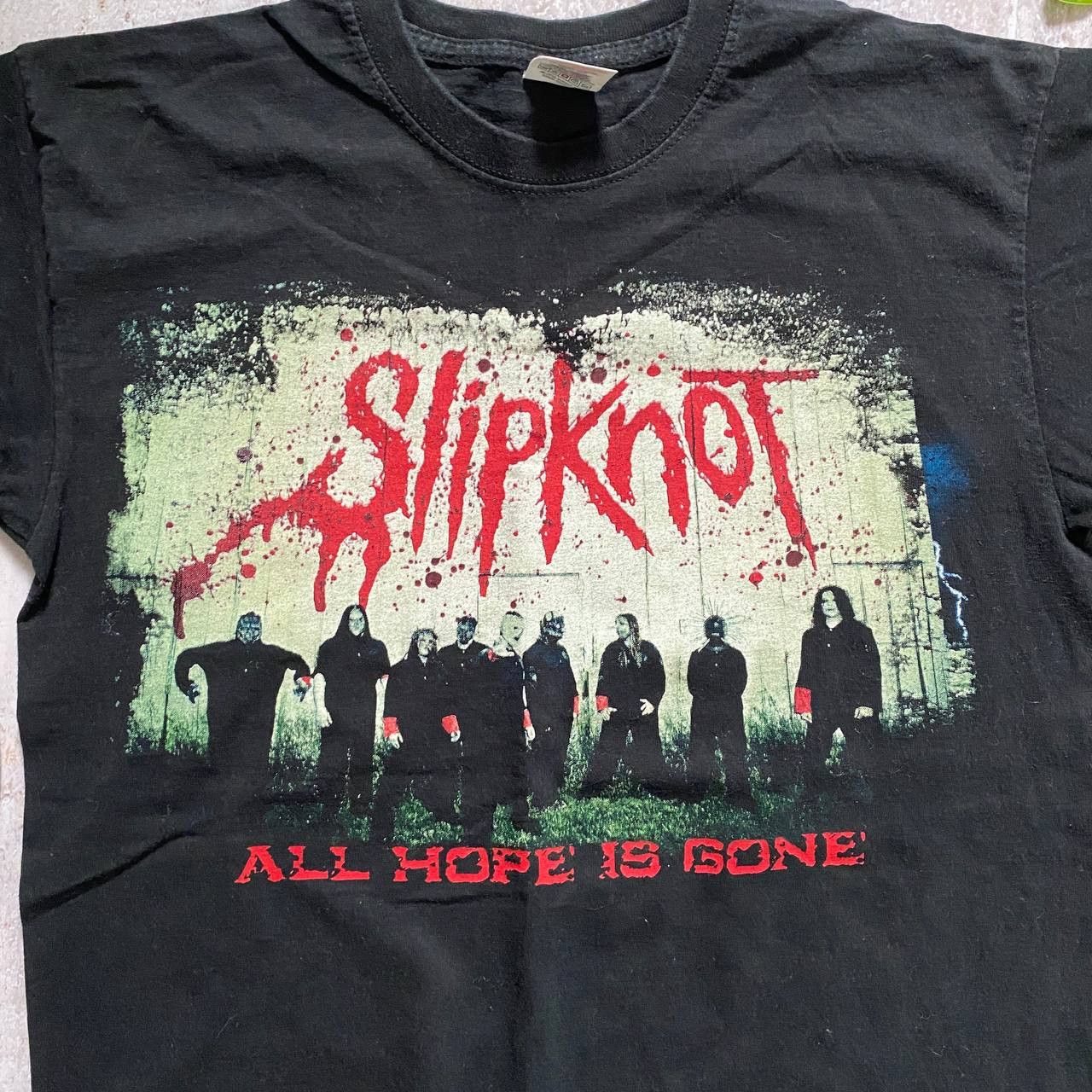Band Tees VINTAGE 2009 Y2K SLIPKNOT TOUR RARE T SHIRT 42 Size US S / EU 44-46 / 1 - 3 Thumbnail