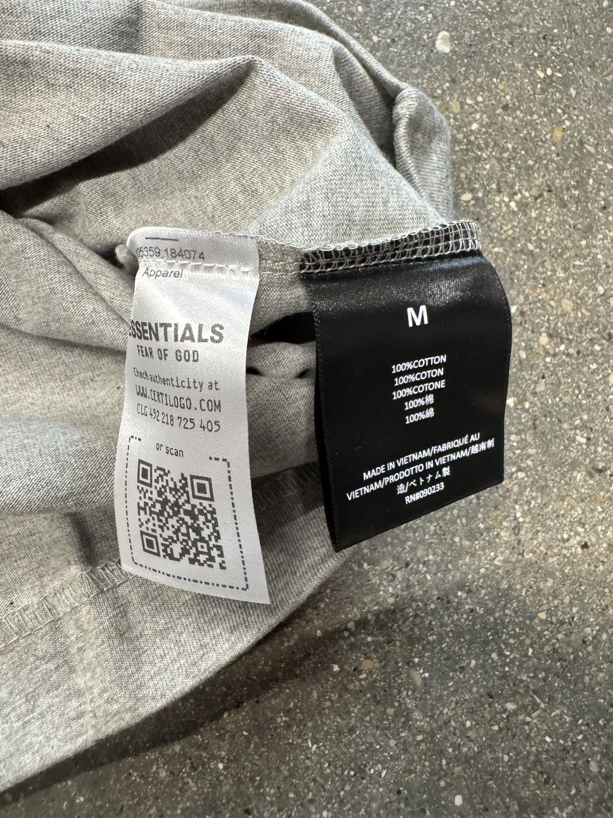 Fear of God Fear of God Essentials Jersey Crewneck Tee Dark Heather Size US M / EU 48-50 / 2 - 3 Thumbnail