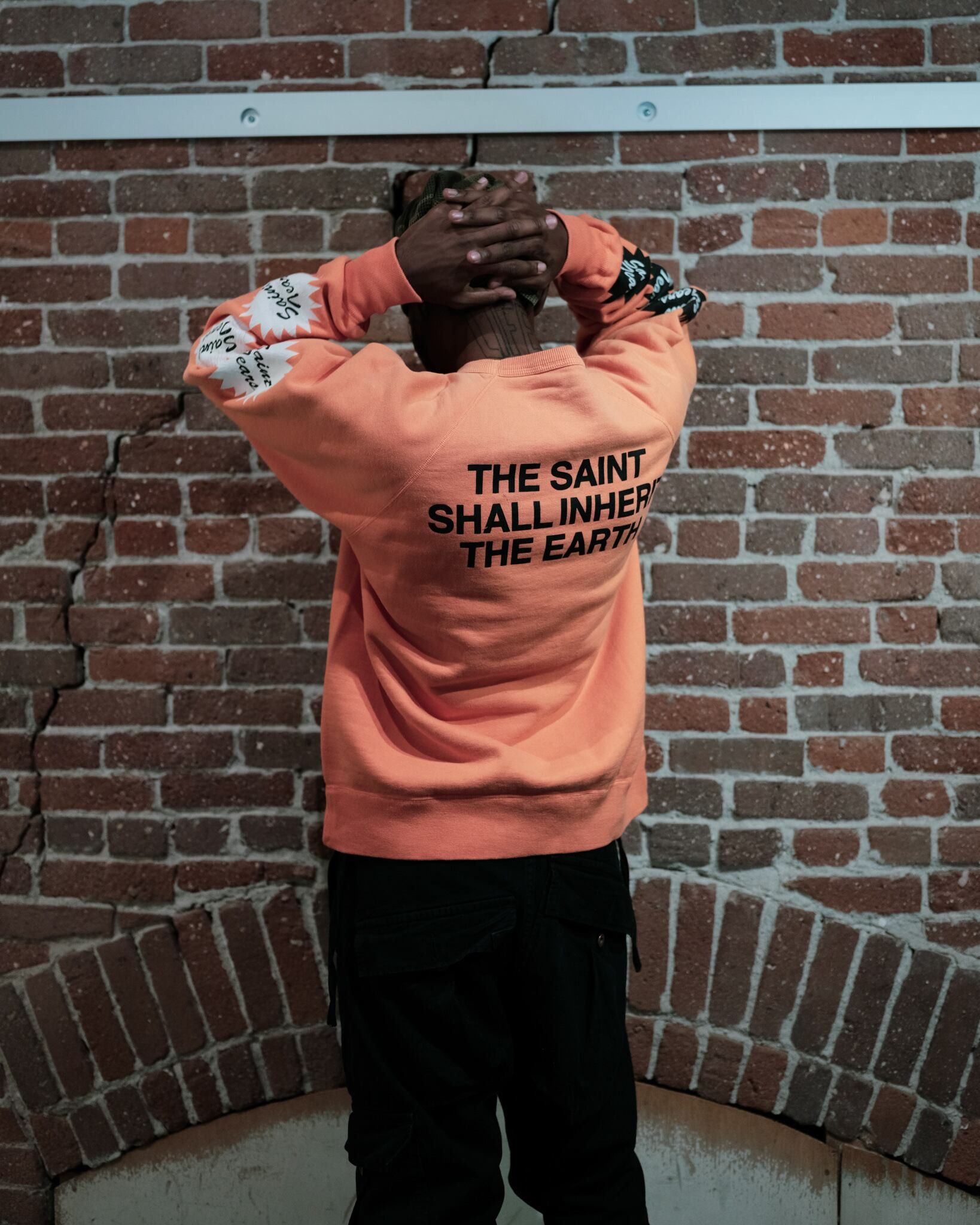 DENIM TEARS × Saint Michael Saint Michael x Denim Tears Milk Pack Sweatshirt - Orange Size US L / EU 52-54 / 3 - 2 Thumbnail