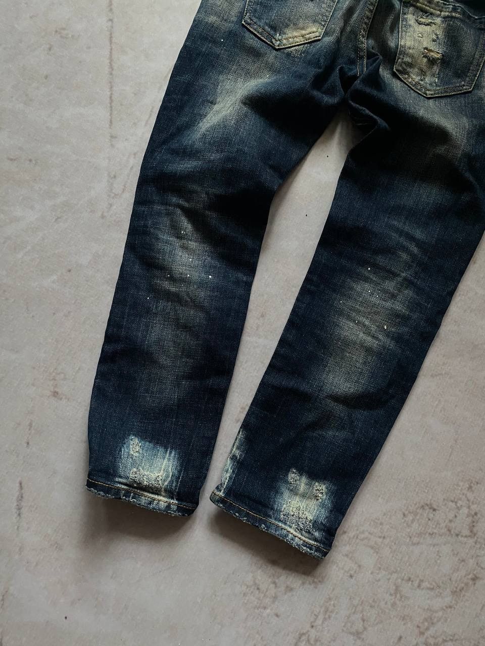 Dsquared2 × Vintage Vintage Dsquared2 Luxury Navy Faded Distressed Denim Pants Size 27" / US 4 / IT 40 - 7 Thumbnail