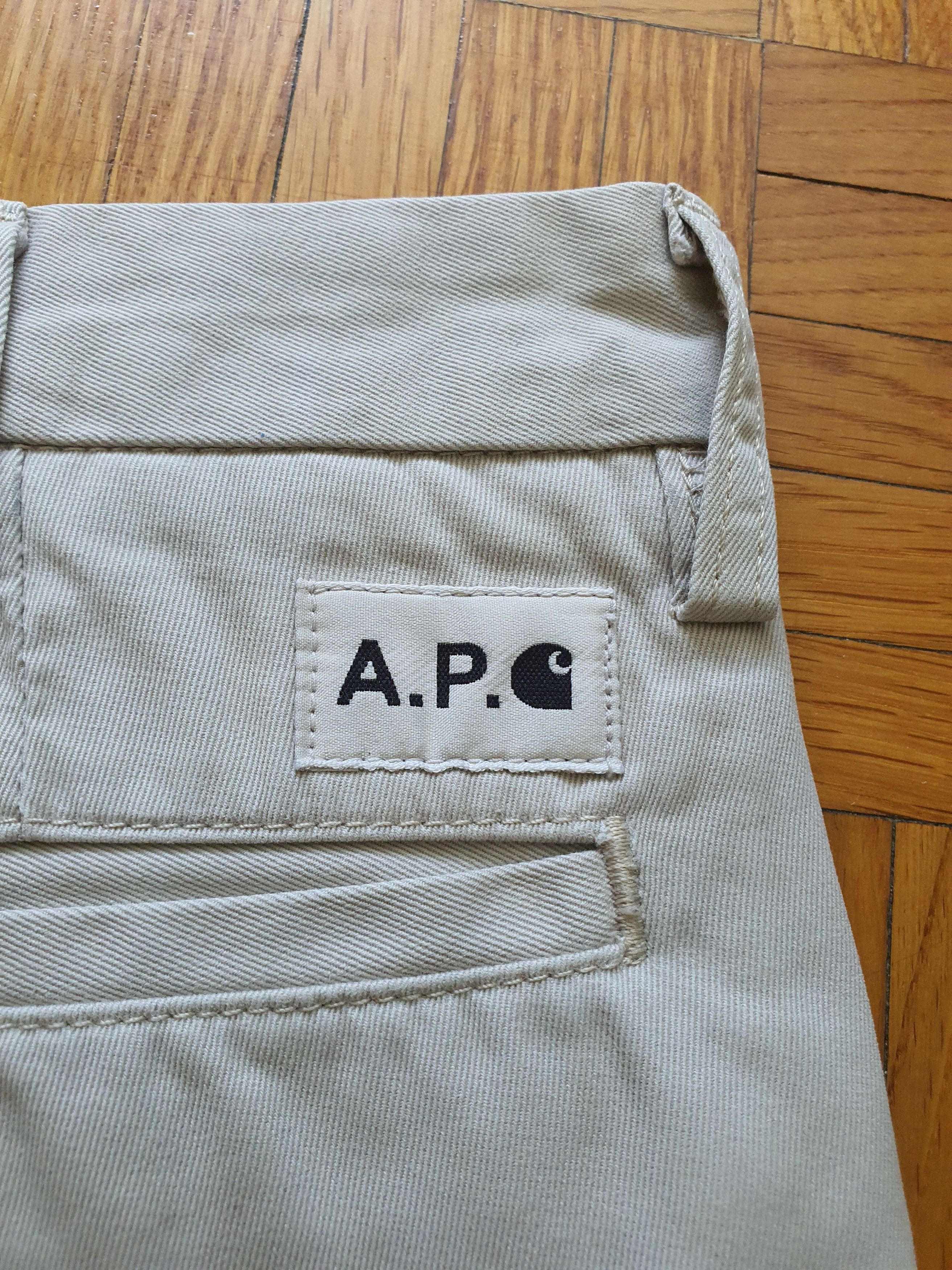 A.P.C. × Carhartt × Carhartt Wip Chinos Pants Trousers - CHINO PANT (F/W 2011 Collab) Size US 33 - 10 Thumbnail