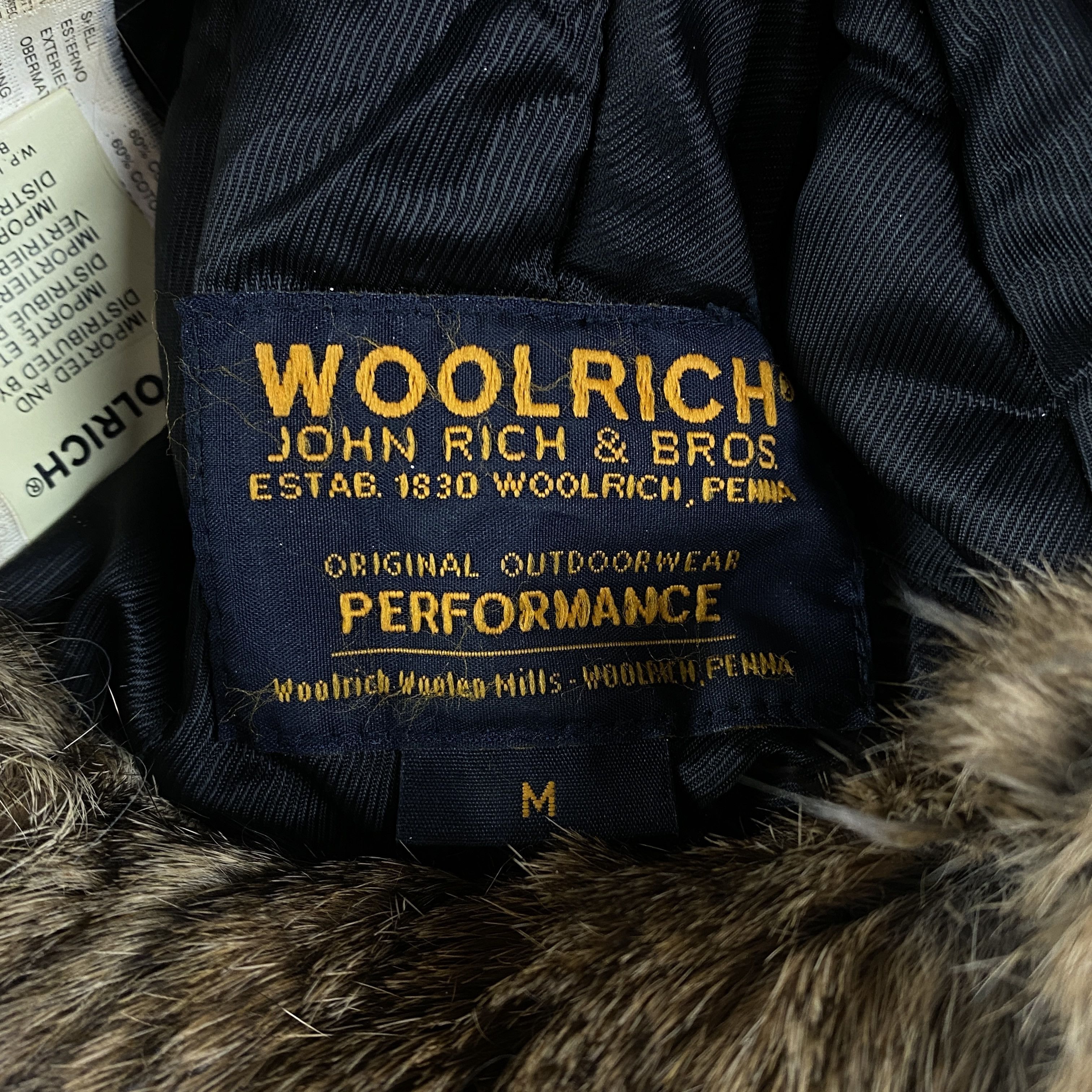 Woolrich Woolen Mills Mens Fur Lined Hat With Ear Flaps Woolrich Size M Cotton Size 32 - 7 Thumbnail