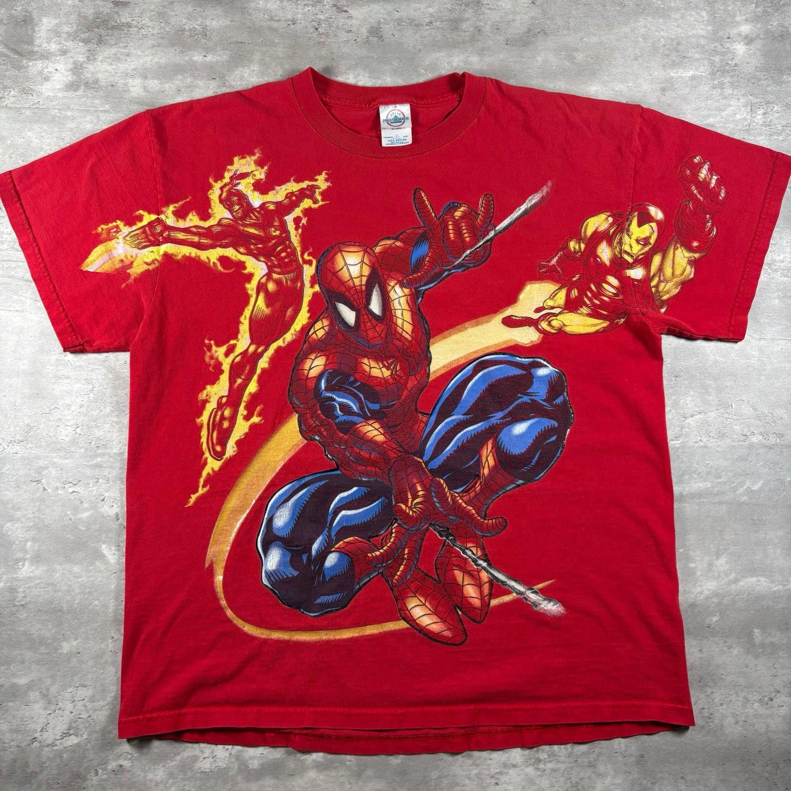 Mad Engine Vintage Marvel Superhero AOP tee Size US L / EU 52-54 / 3 - 1 Thumbnail