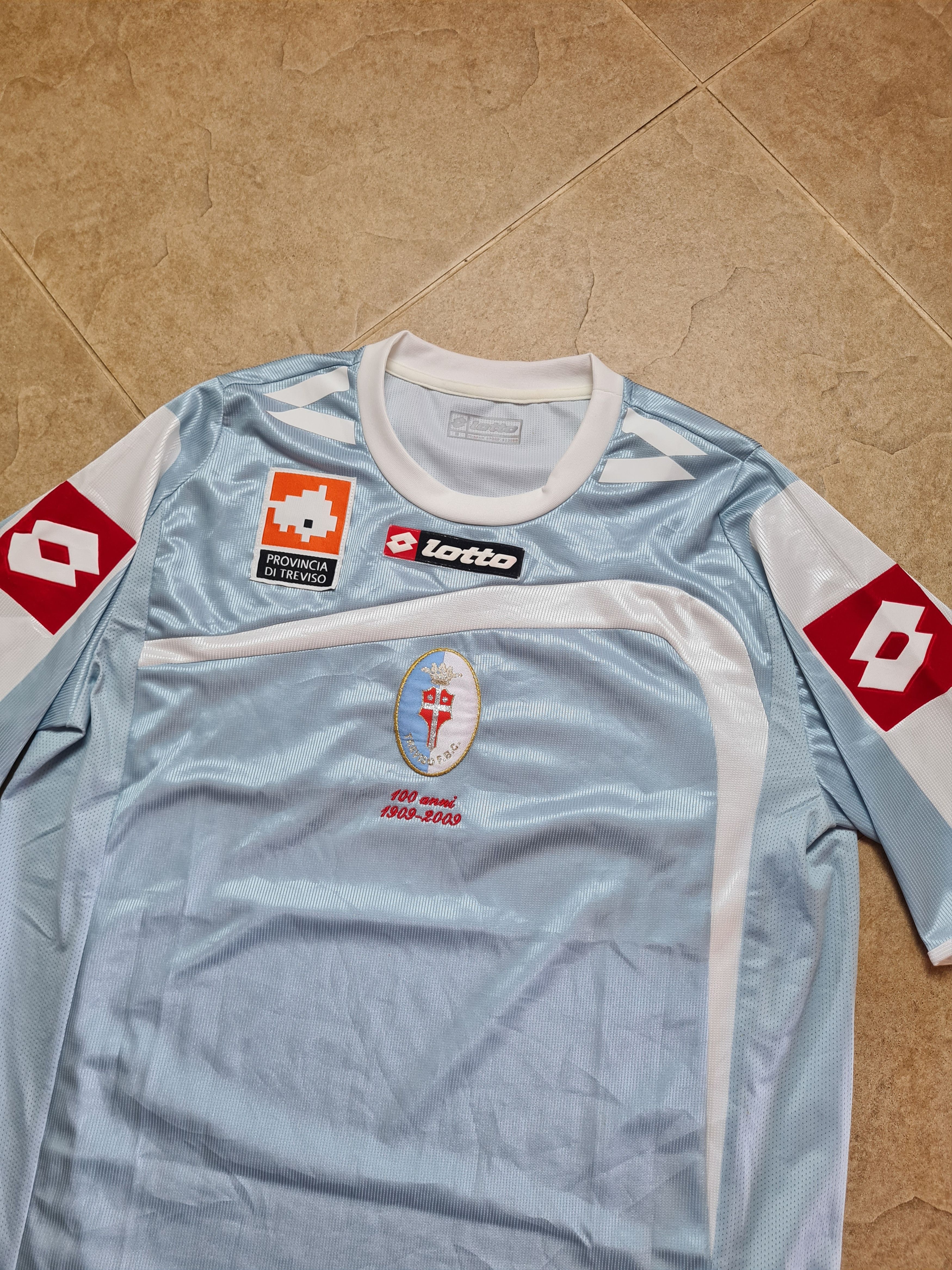 Lotto Sport TREVISO 2008-09 centenary football shirt Lotto Italy maglia Size US S / EU 44-46 / 1 - 3 Thumbnail