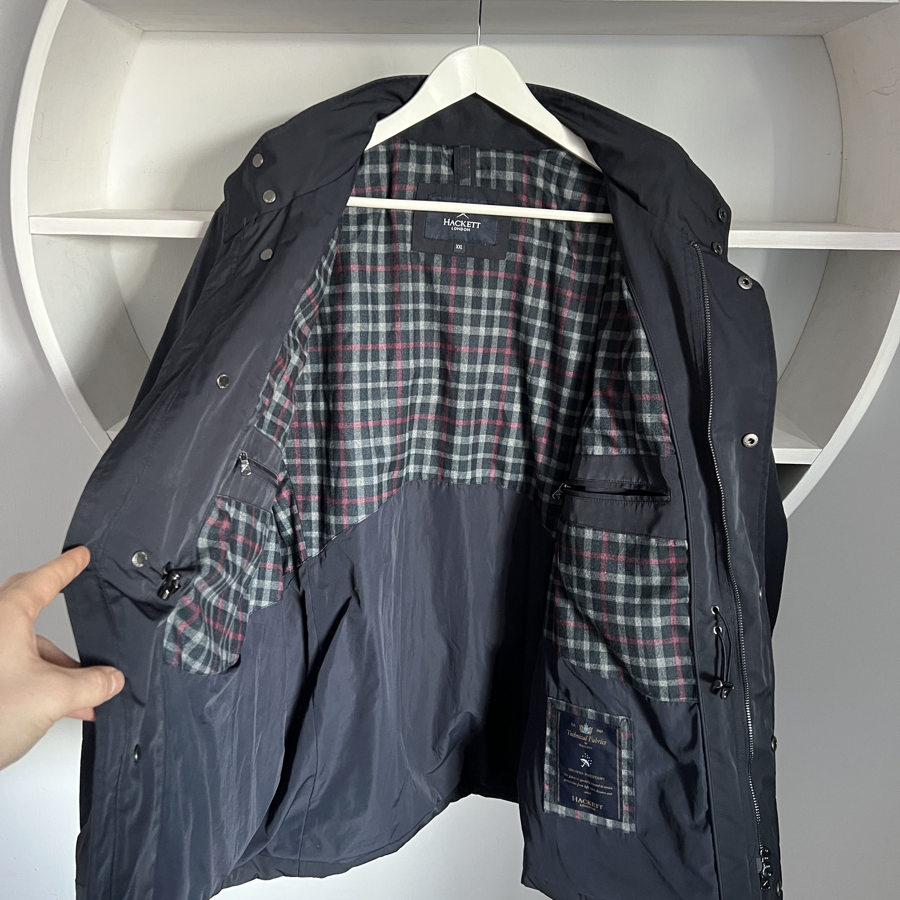 Men's HACKETT BRADBURY FIELD Navy Jacket