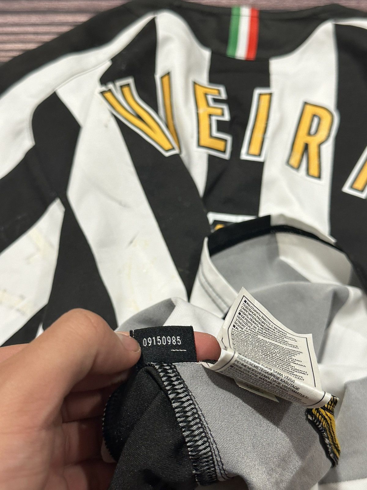 Nike × Vintage Vintage Soccer Jersey Juventus 2005-2006 Veira❗️ Size US L / EU 52-54 / 3 - 17 Thumbnail