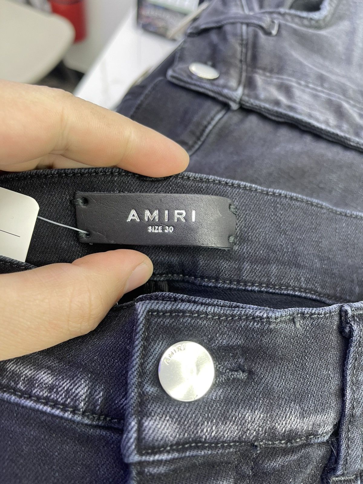 Amiri Amiri Art patch black jeans Size US 30 / EU 46 - 4 Thumbnail