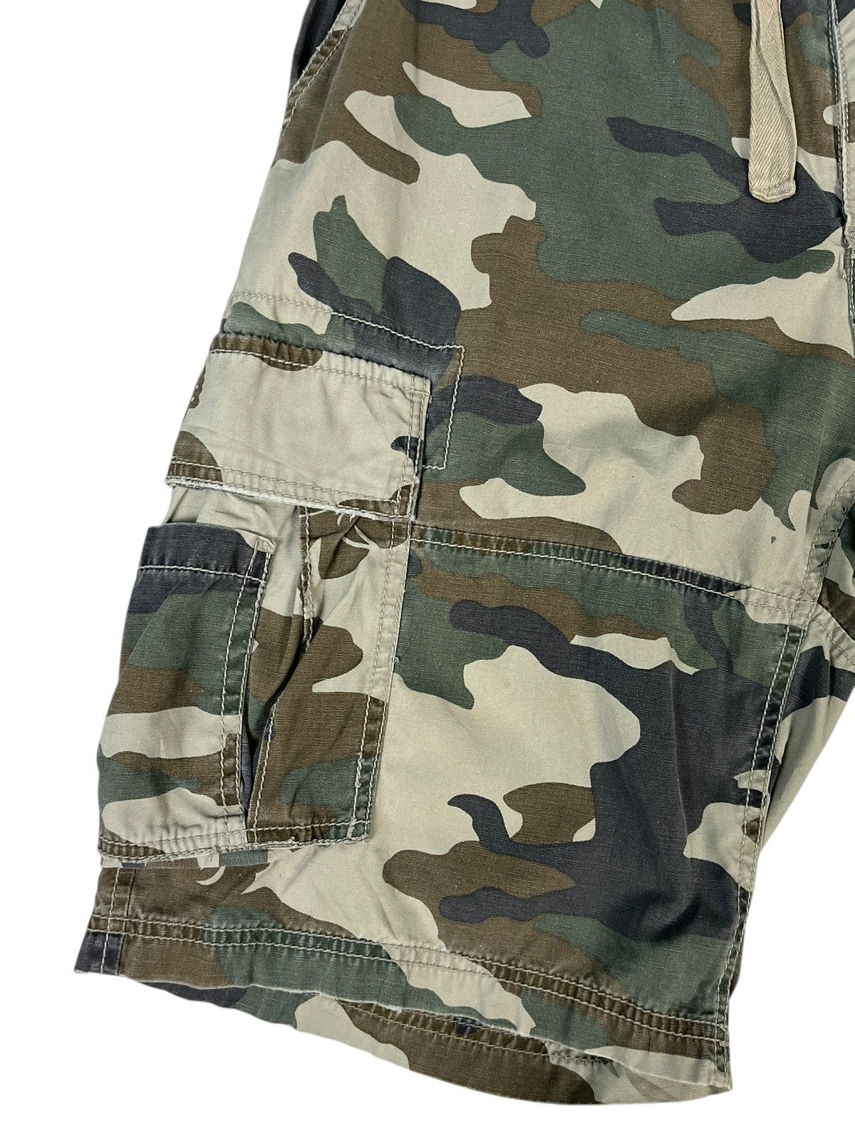 Vintage Town & Country Surf Design Camo Hawaii Cargo Shorts Size US 30 / EU 46 - 3 Thumbnail