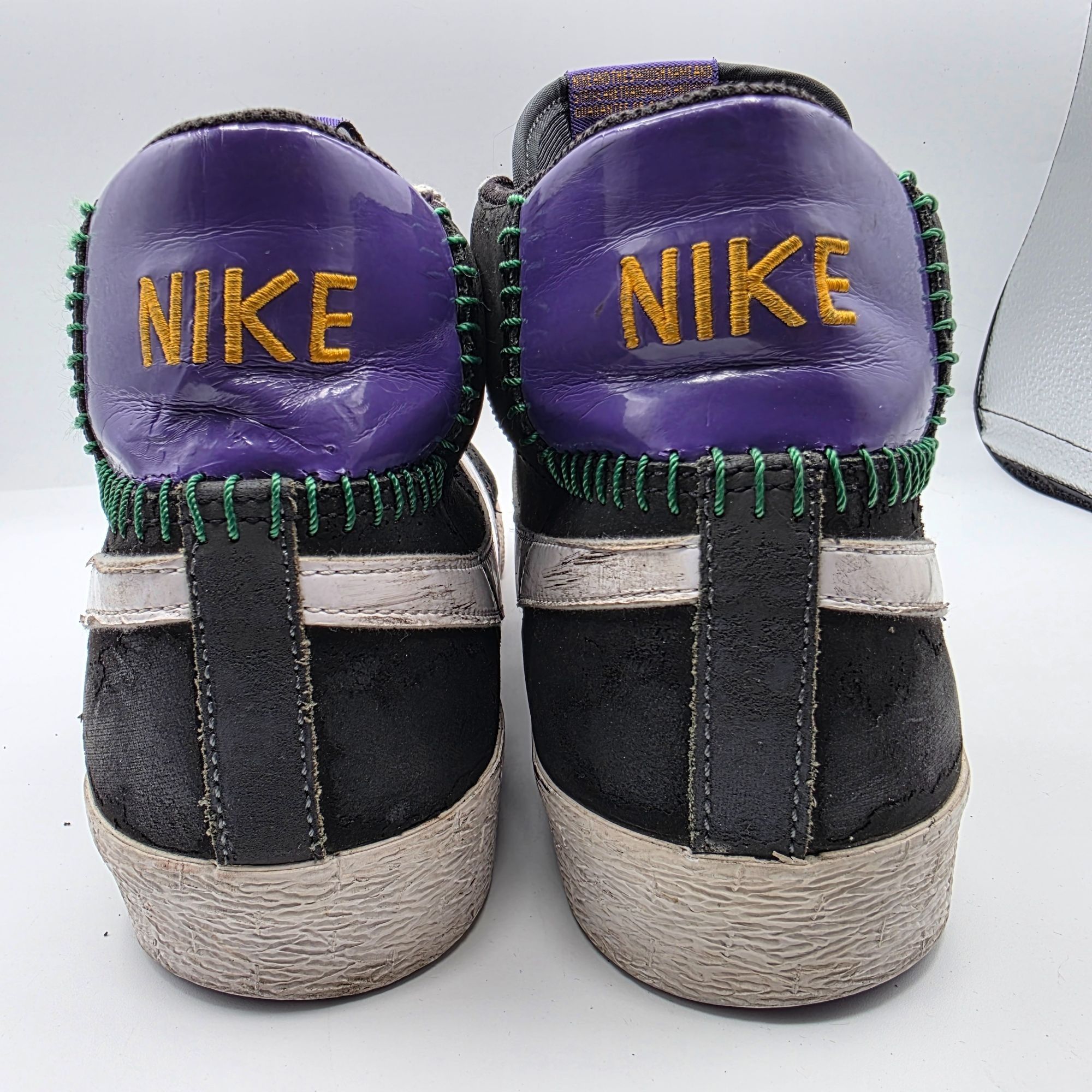 Nike Nike Blazer High Anthracite Mens Size 9.5 Black Varsity Purp Size US 9.5 / EU 42-43 - 5 Thumbnail